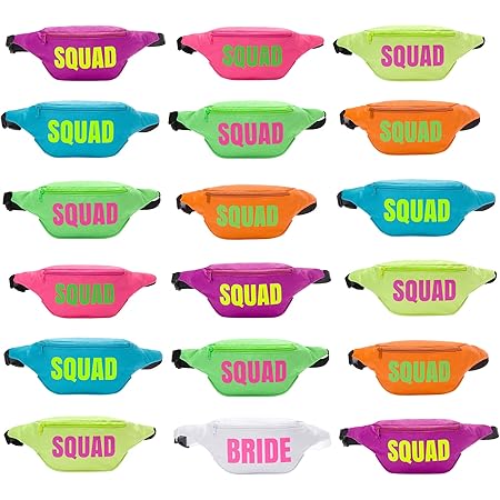 bride squad fanny packs