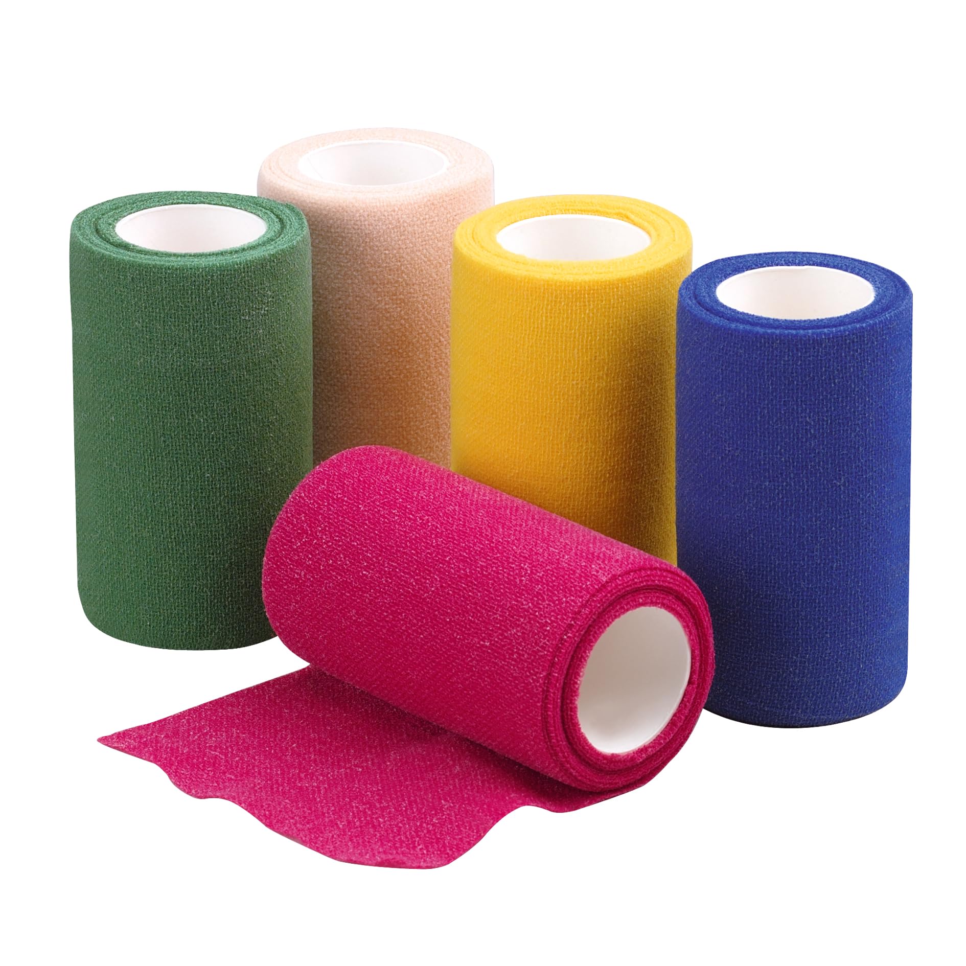 Askina Haft Color - Confezione da 10 rotoli in 5 colori assortiti, 8 cm x 4 m