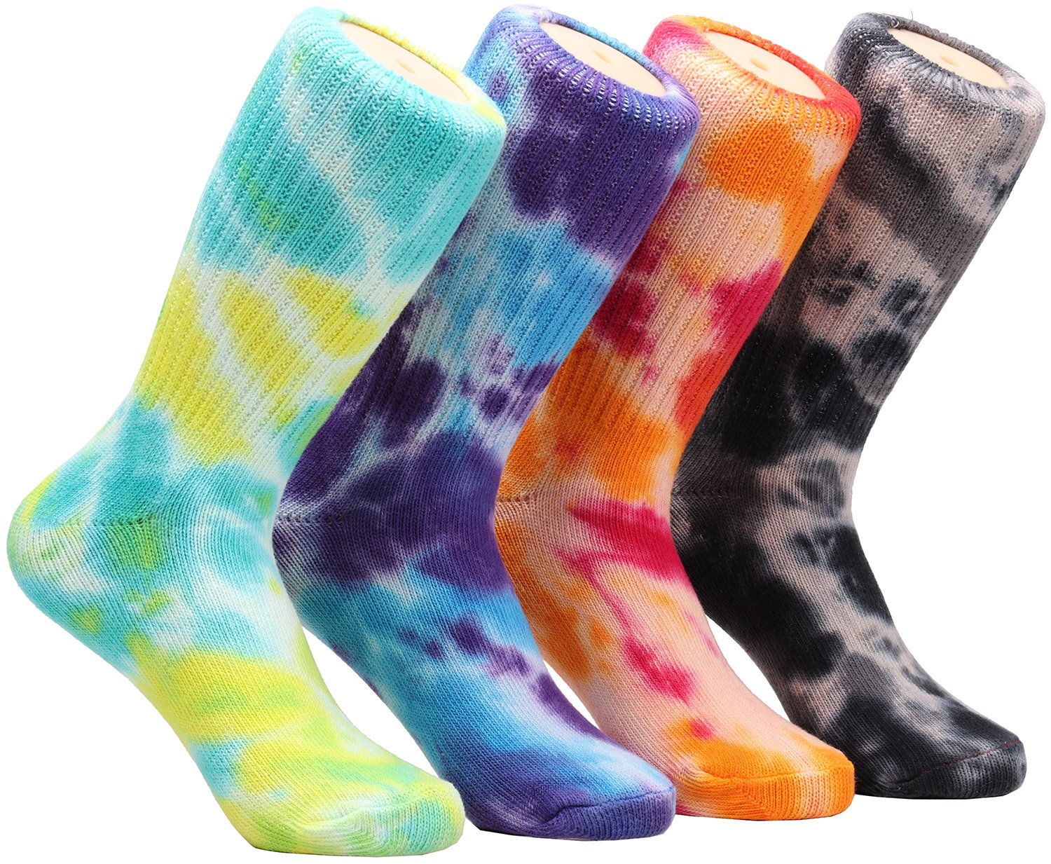 Galsang Casual Socks for Women Tie Dye Cotton Crew Athletic Running Socks Multicolor Printed Novelty Soft Womens Men,#B29