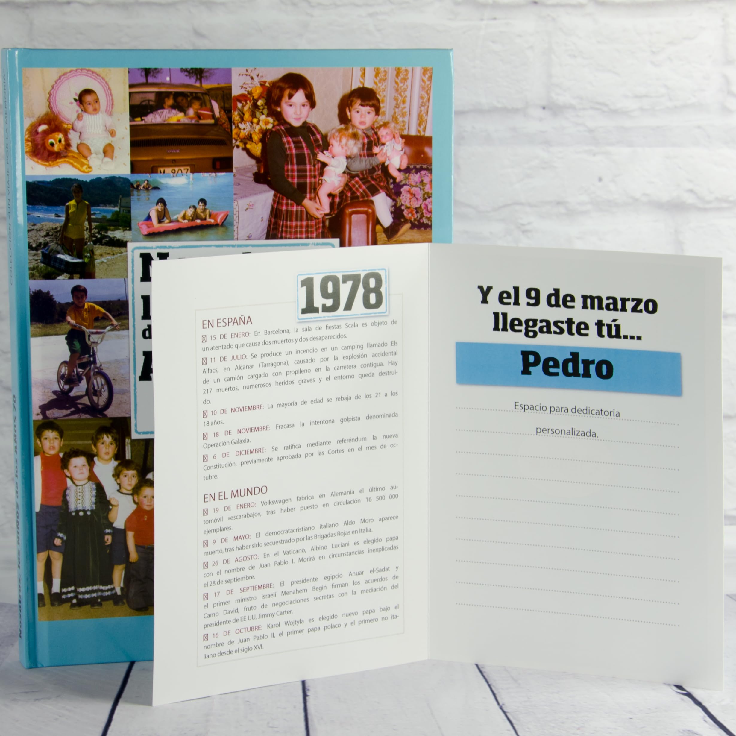 CALLE DEL REGALO - Libro Nosotros los Niños de los Años 70 | Regalo Original de Cumpleaños y Aniversario | Recuerdos de Infancia, Juventud y Nostalgia | Edición Especial Tapa Dura