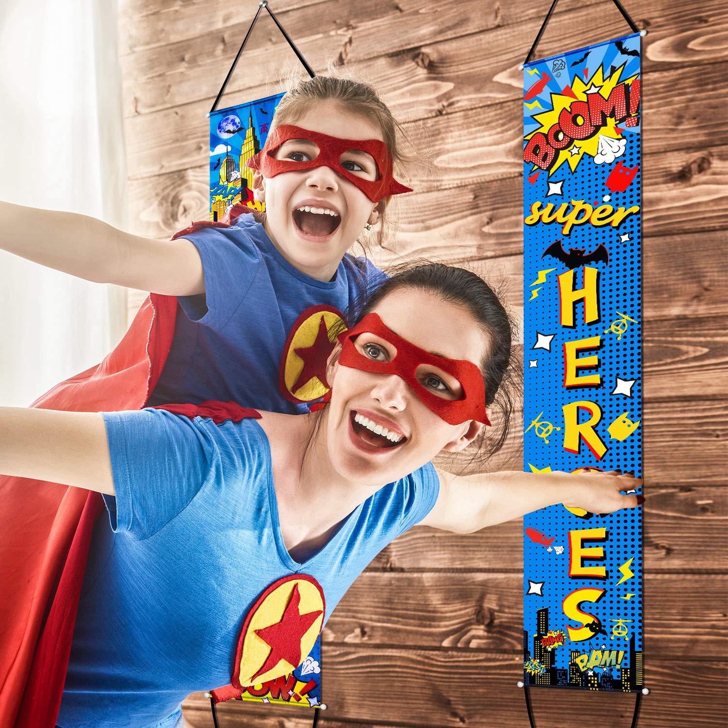 Hero Decorations Hero Backdrop Hero Porch Sign Banners Hanging