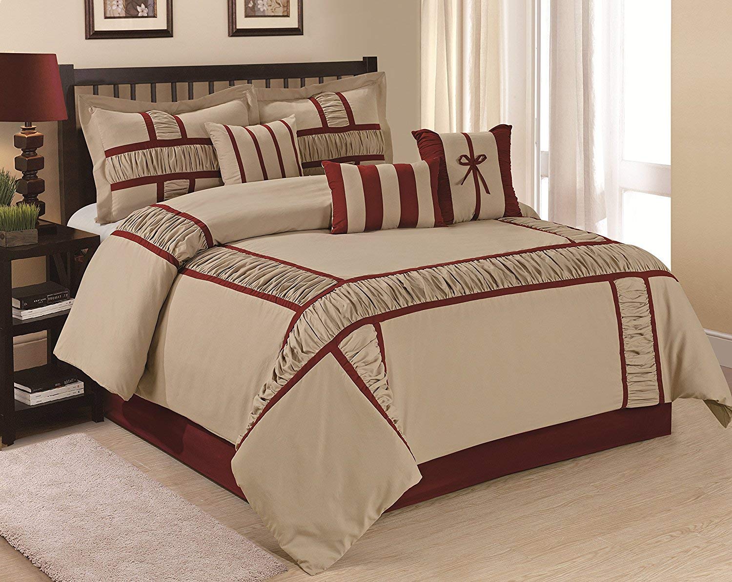 Amazon.com: HIG 7 Piece Comforter Set 