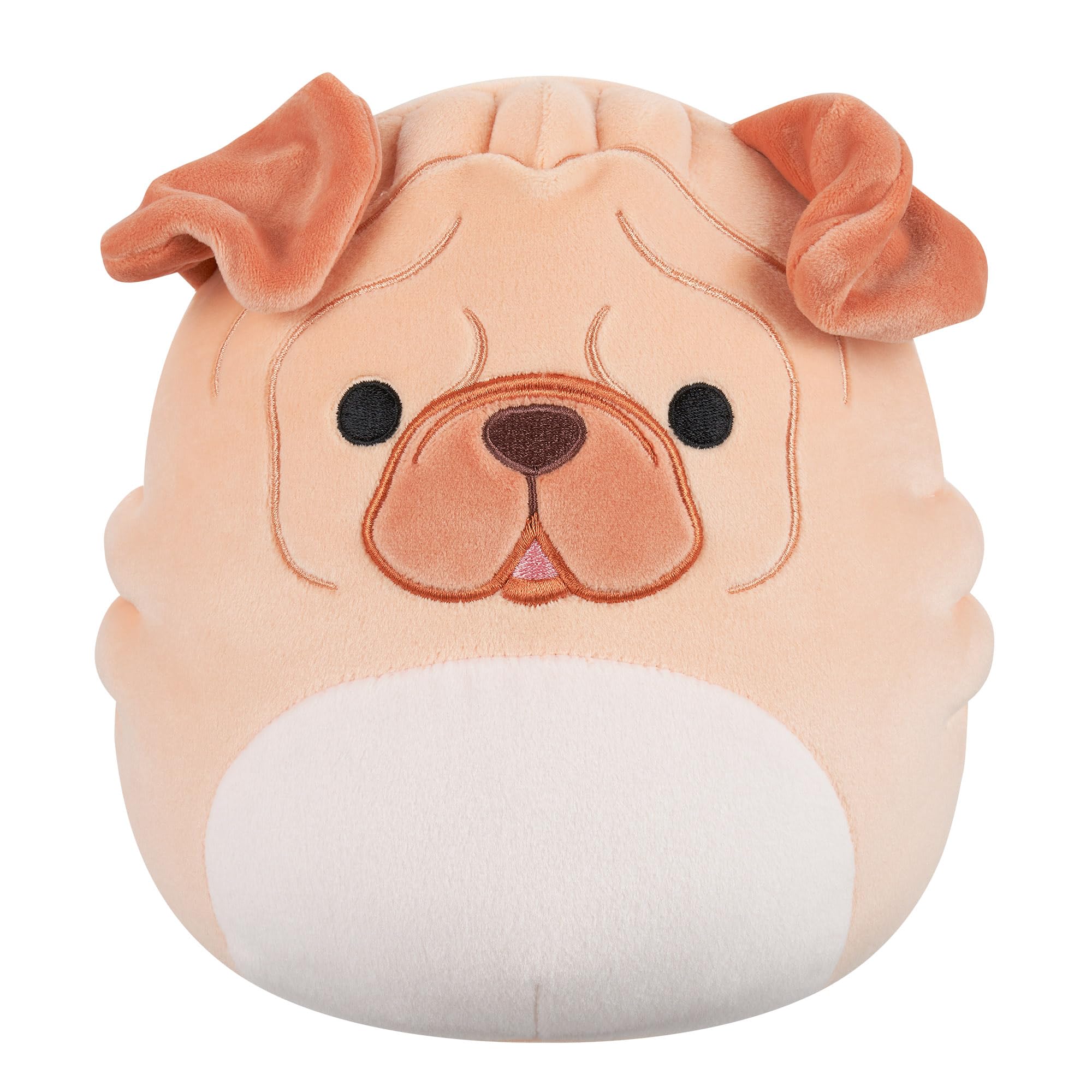 Squishmallows Jazwares SQCR07633 - Morton der braune Shar Pei 19 cm, offizielles Plüsch, superweiches Kuscheltier
