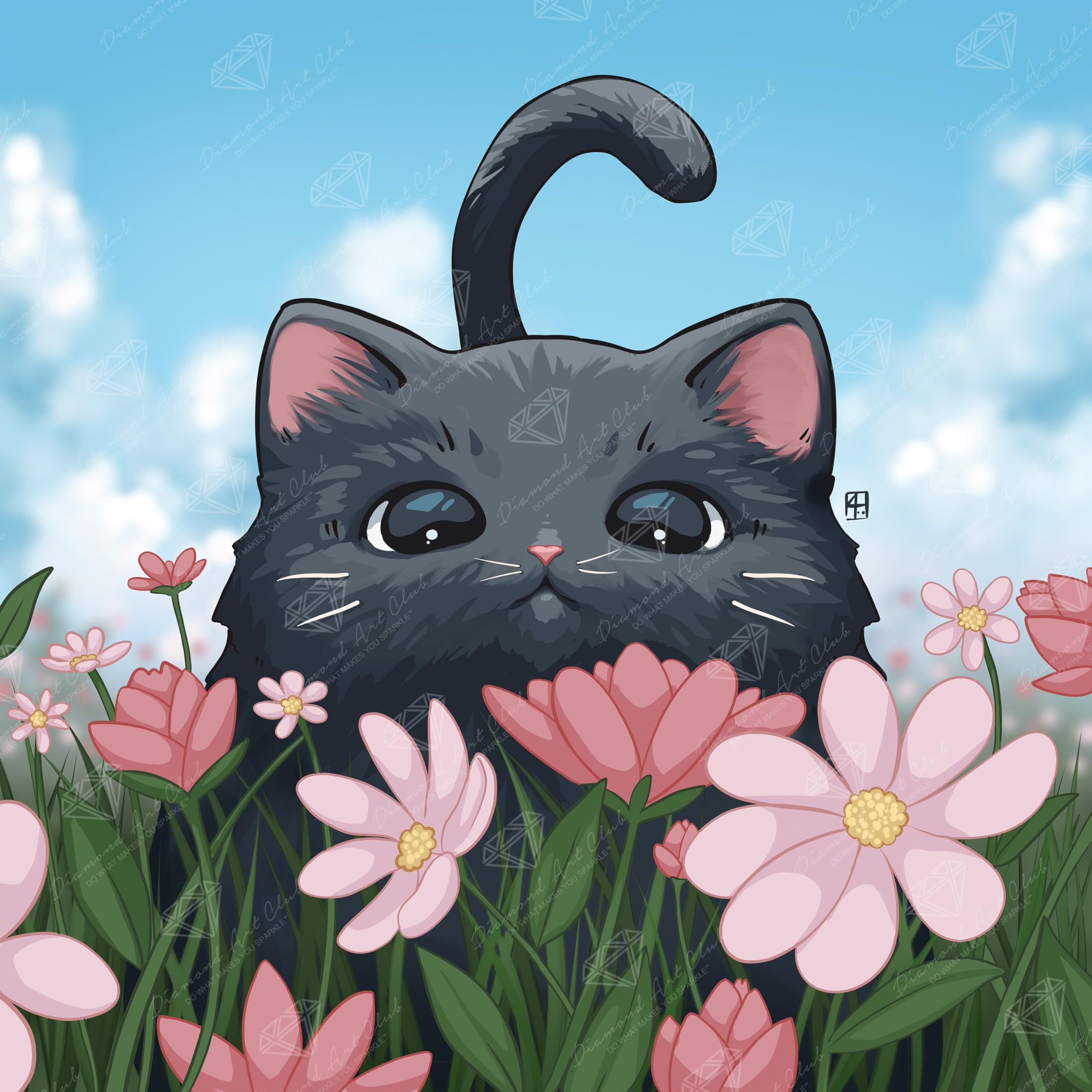 T*o様 DIY Diamond Art Kit ステンドグラス猫箱傷あり中身は Amazon.com: DIAMOND ART CLUB Milo The Cat Diamond Painting Kit