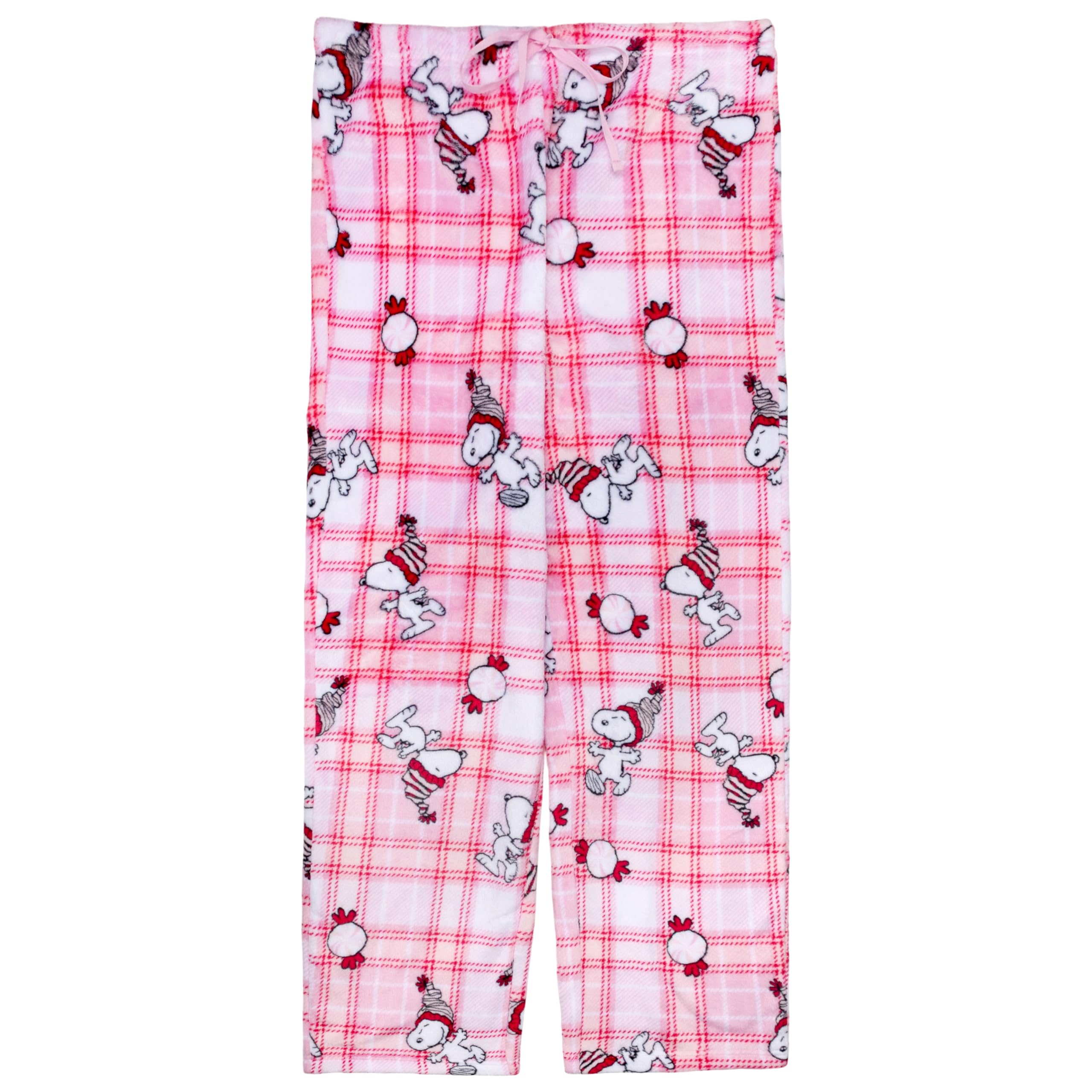 Peanuts Women's Pajama Pants, Lounge Bottoms with Drawstring, Ultra-Soft & Comfortable