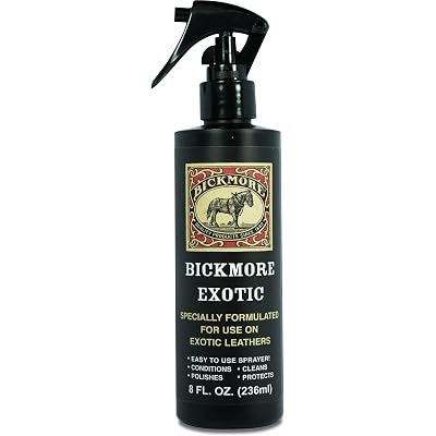 Bickmore Exotic 8oz - Specially Formulated Leather Spray Used to Clean Condition Polish and Protect Exotic Leathers & Reptile Skins