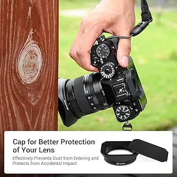 Amazon.com : JJC Metal Square Lens Hood Shade for Fuji Fujifilm XF