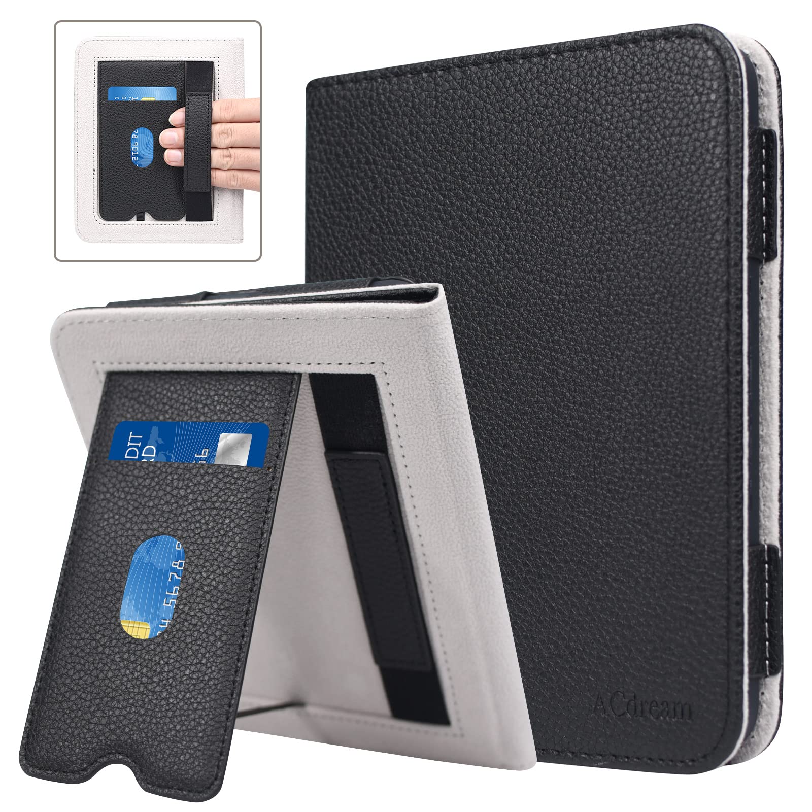 Étui Nook Glowlight 4 avec dragonne intégrée et support mains libres pour liseuse 2021