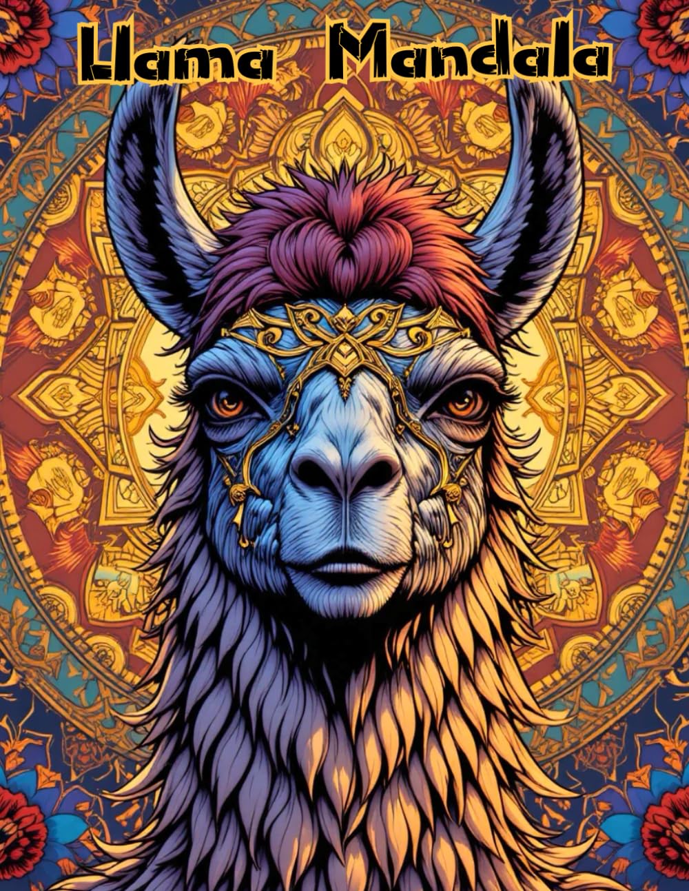 Llama Mandala Art: Creative and Relaxing Patterns for Mindfulness and Color Therapy