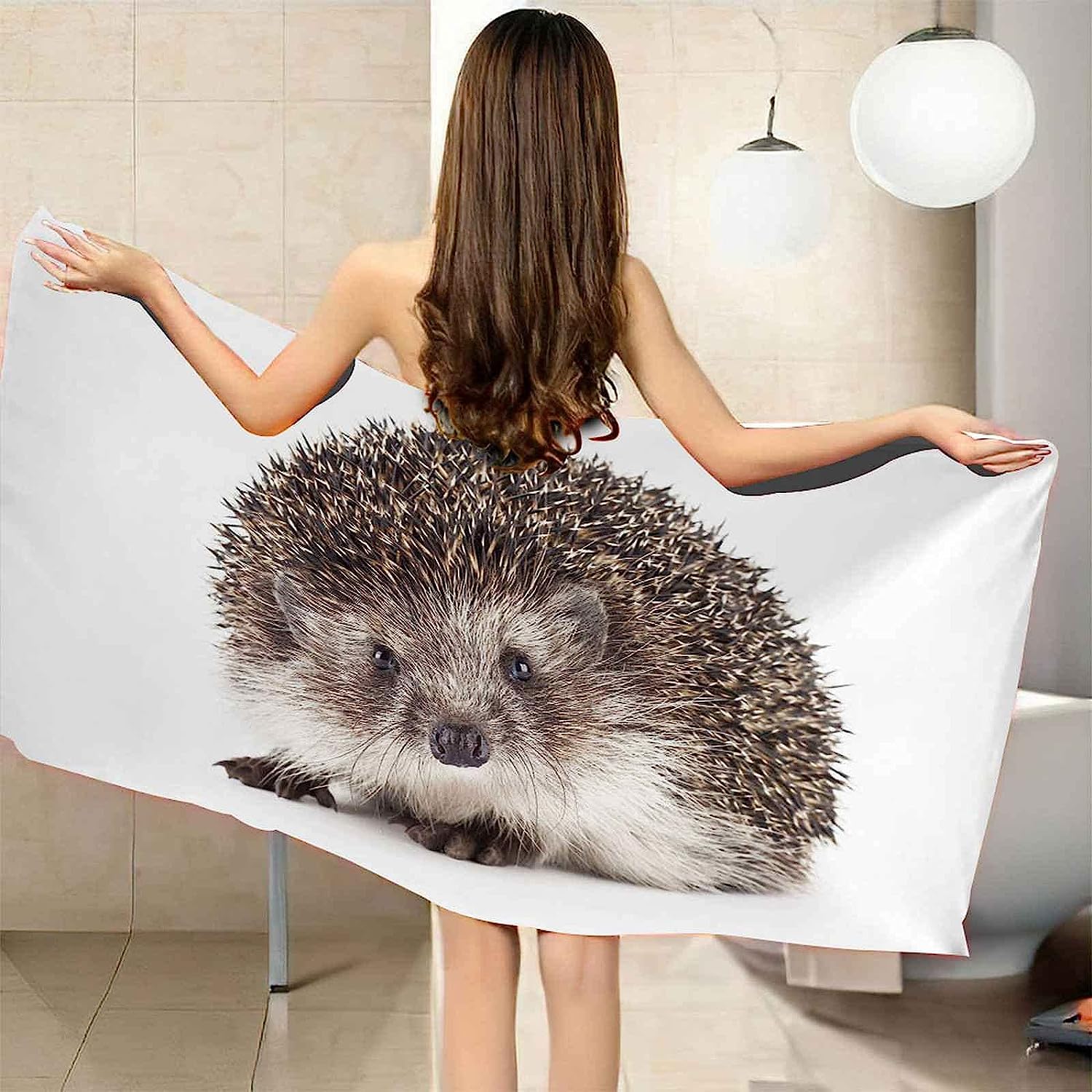 AevuCub Seviette De Plage XXL Micofibe Tige Animaux, Dap