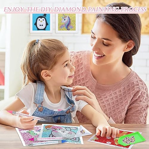 Miniatura 6 de ZYNERY 4 bolígrafos de cera, bolígrafos de pintura de diamante, no necesita cera, bolígrafos autoadhesivos, bolígrafos de arte de diamante para