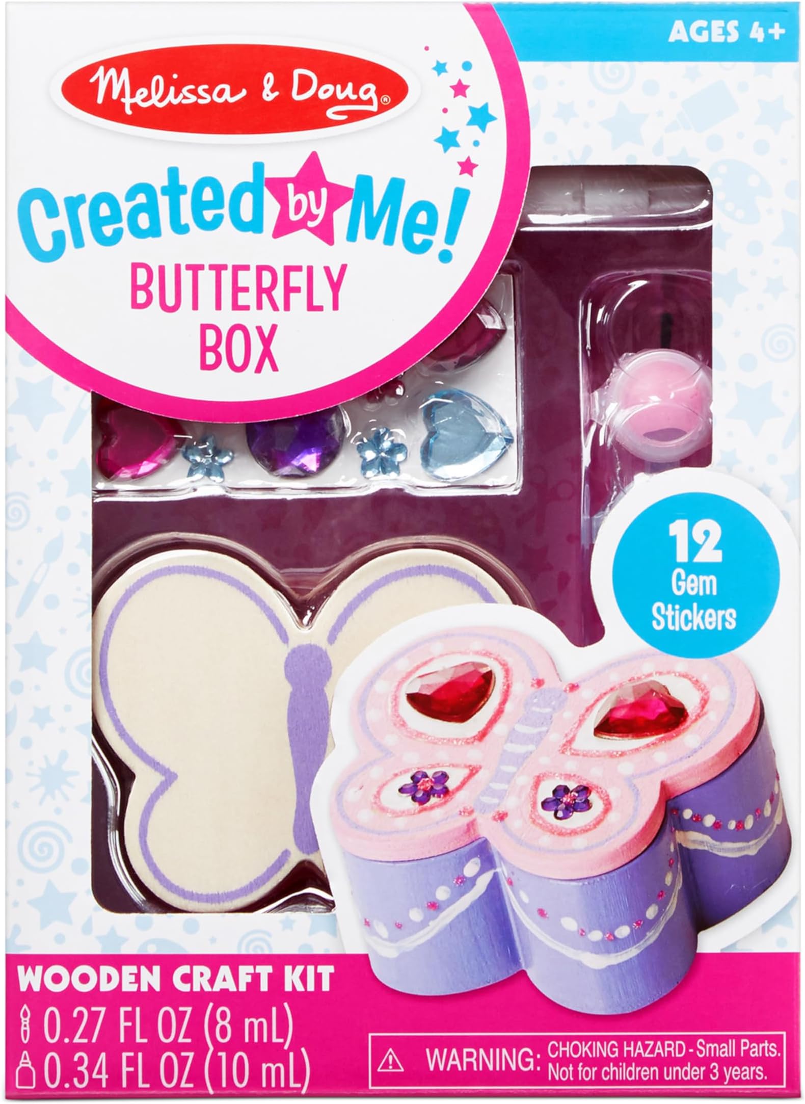 Melissa & Doug DYO Butterfly Box, Multi Color