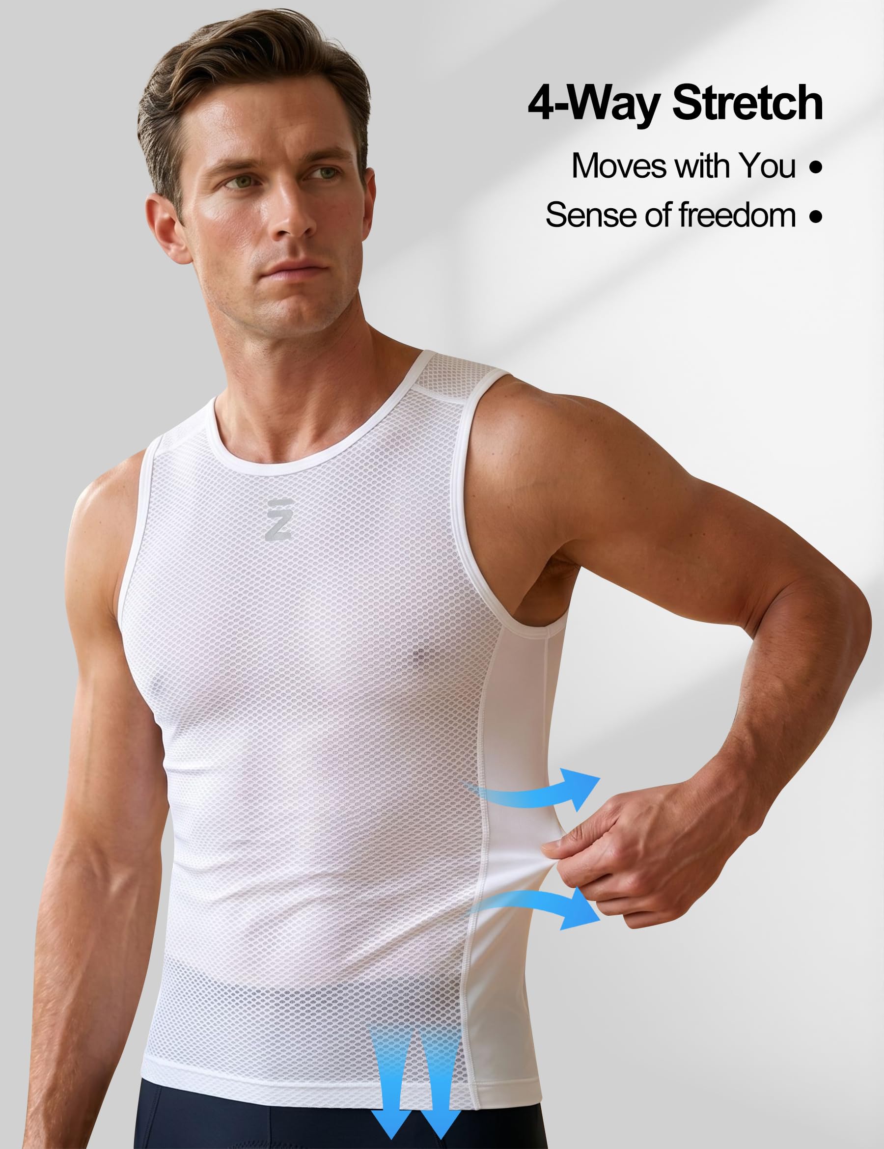 INBIKE Camiseta sin mangas hombre Superligera Transpirable Secado rápido