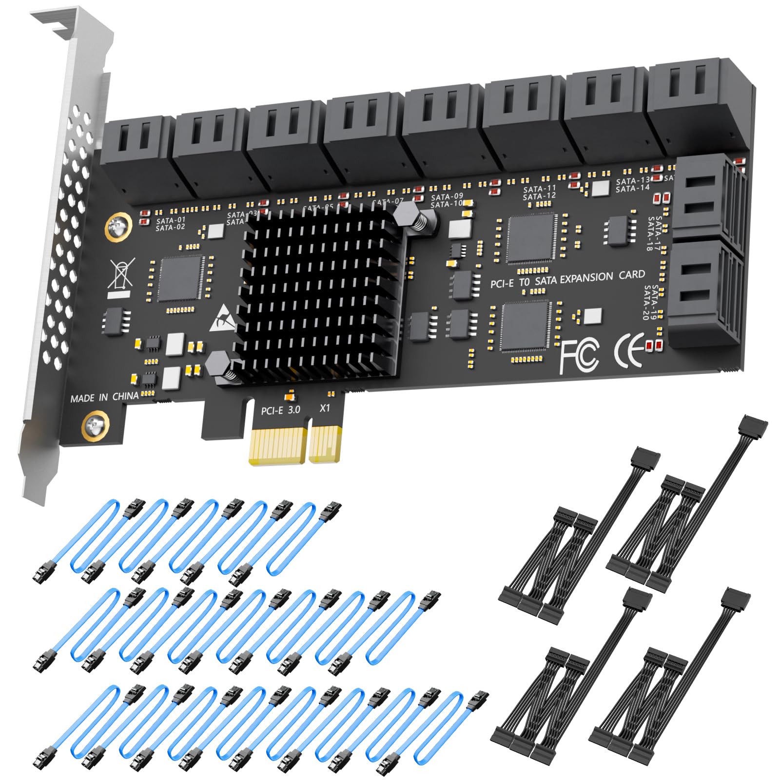 【在庫セール】GLOTRENDS SA3120-C 20ポート 増設ボード PC Amazon.co.jp: GLOTRENDS SA3120-C 20ポート 増設ボード PCIe X1 SATA