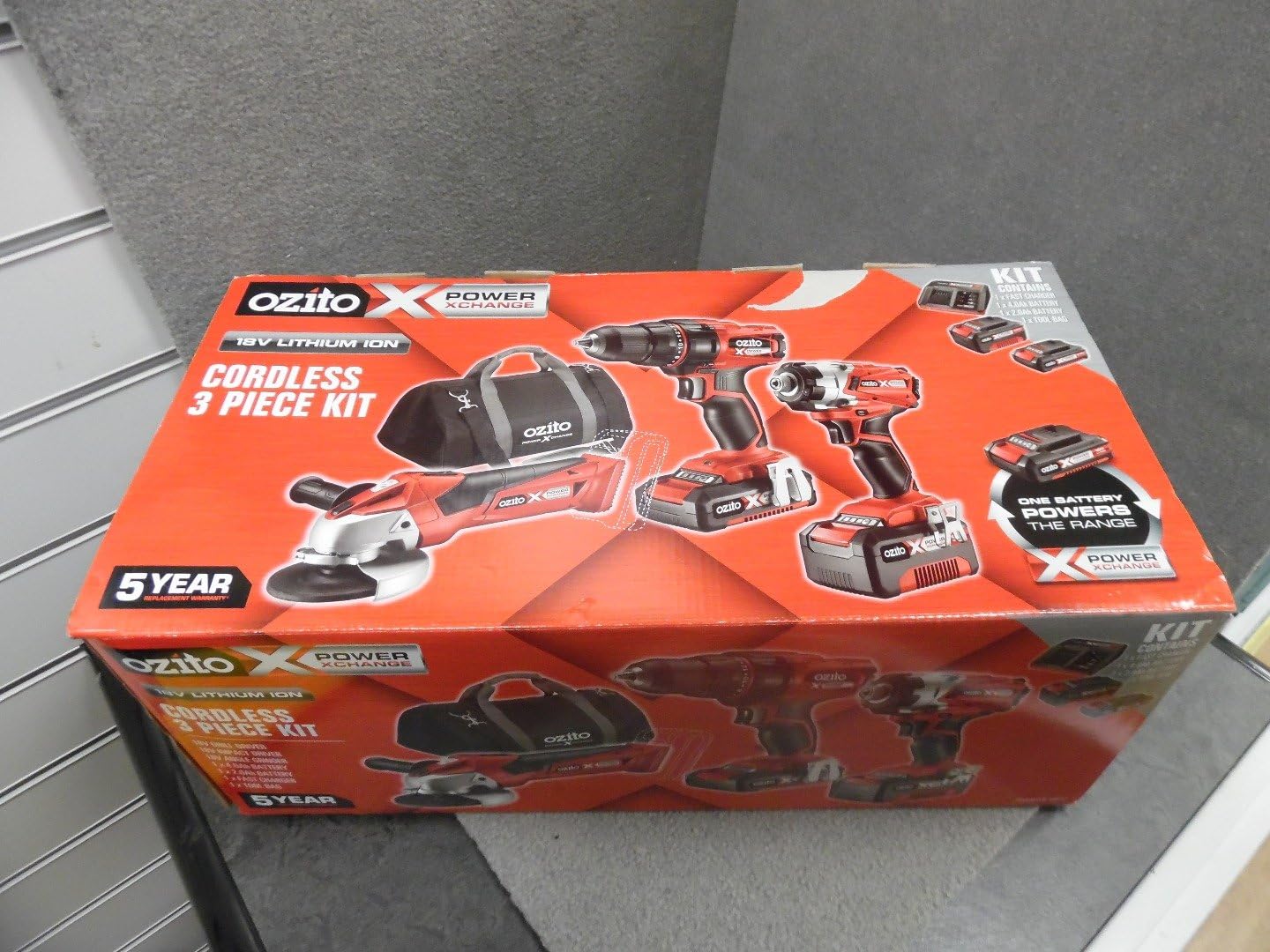 OZITO CORDLESS 3PIECE KIT Amazon.co.uk DIY & Tools