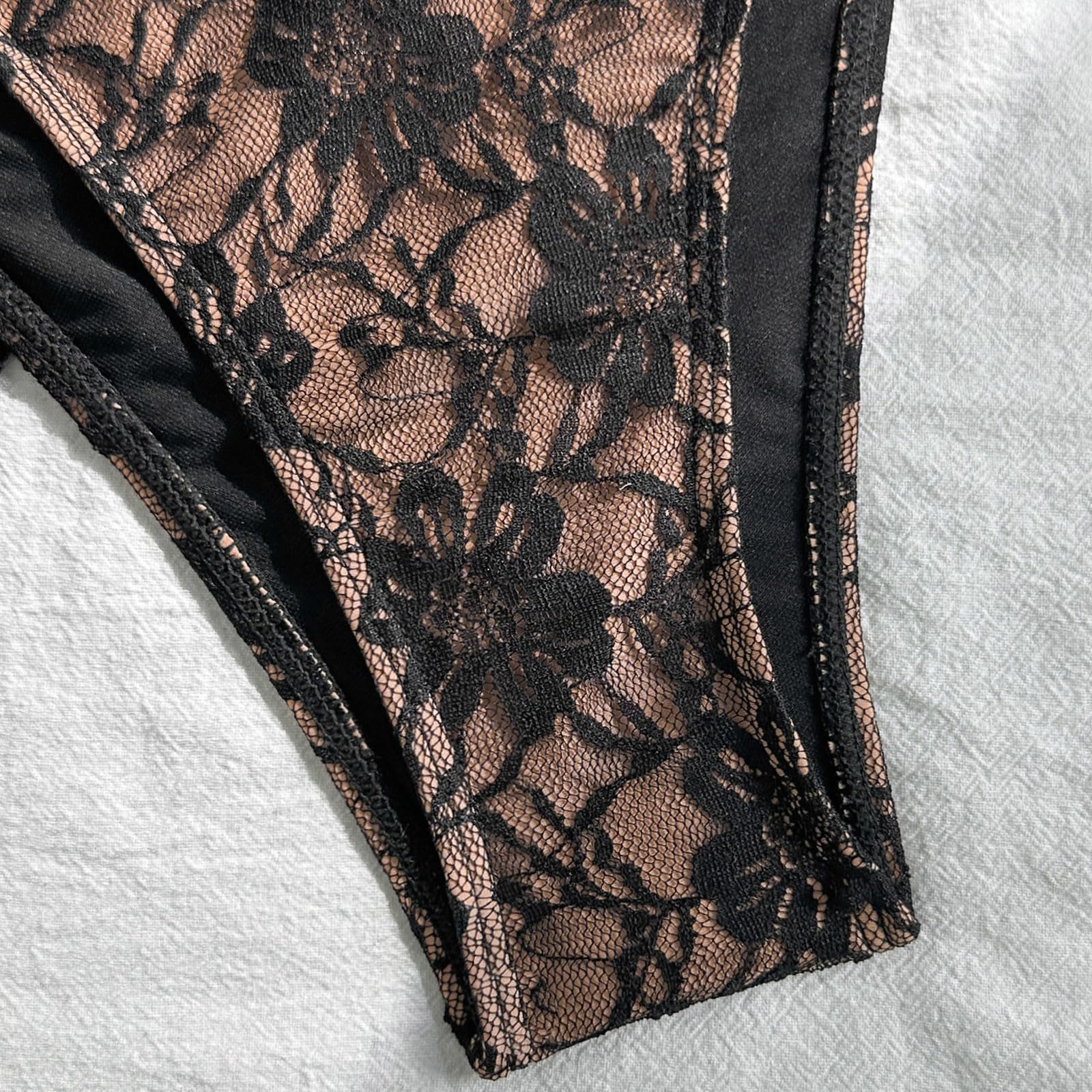 Generisch Conjunto de bikini para mujer, traje de baño, traje de baño de dos piezas, tankini con pantalones de corte alto, camiseta para la playa