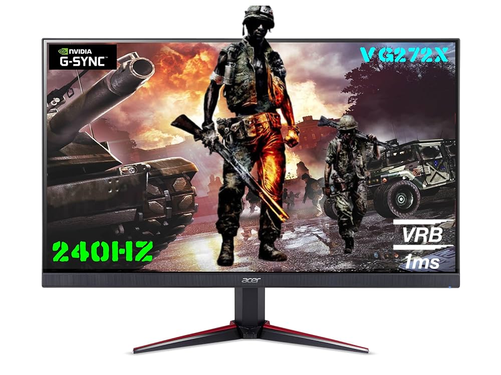 Acer Nitro VG272X 27 Inch FHD IPS 1 ms VRB 240Hz NVIDIA G