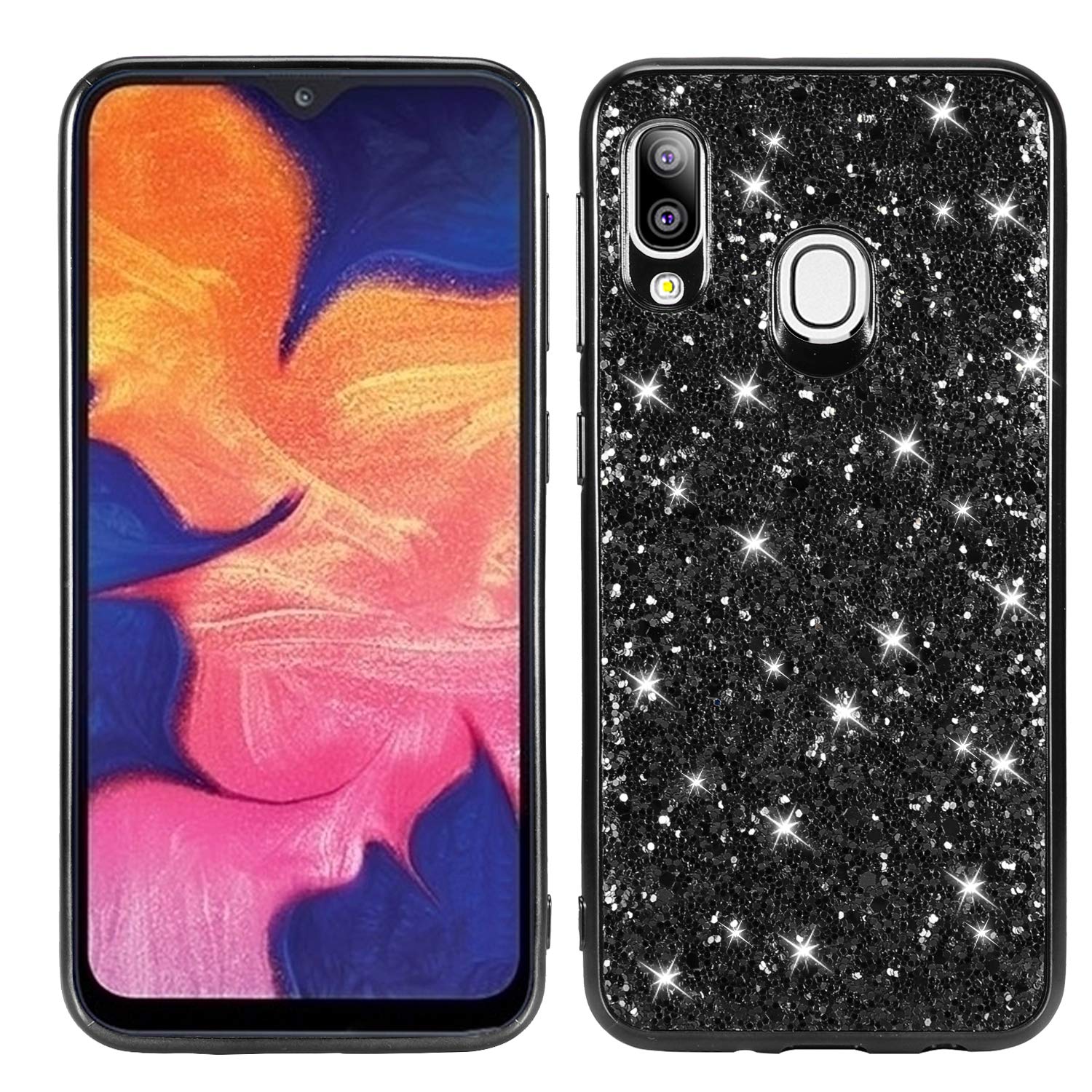 Glitter Samsung Galaxy A20e Cover Amazon Mylne Glitter Cover For
