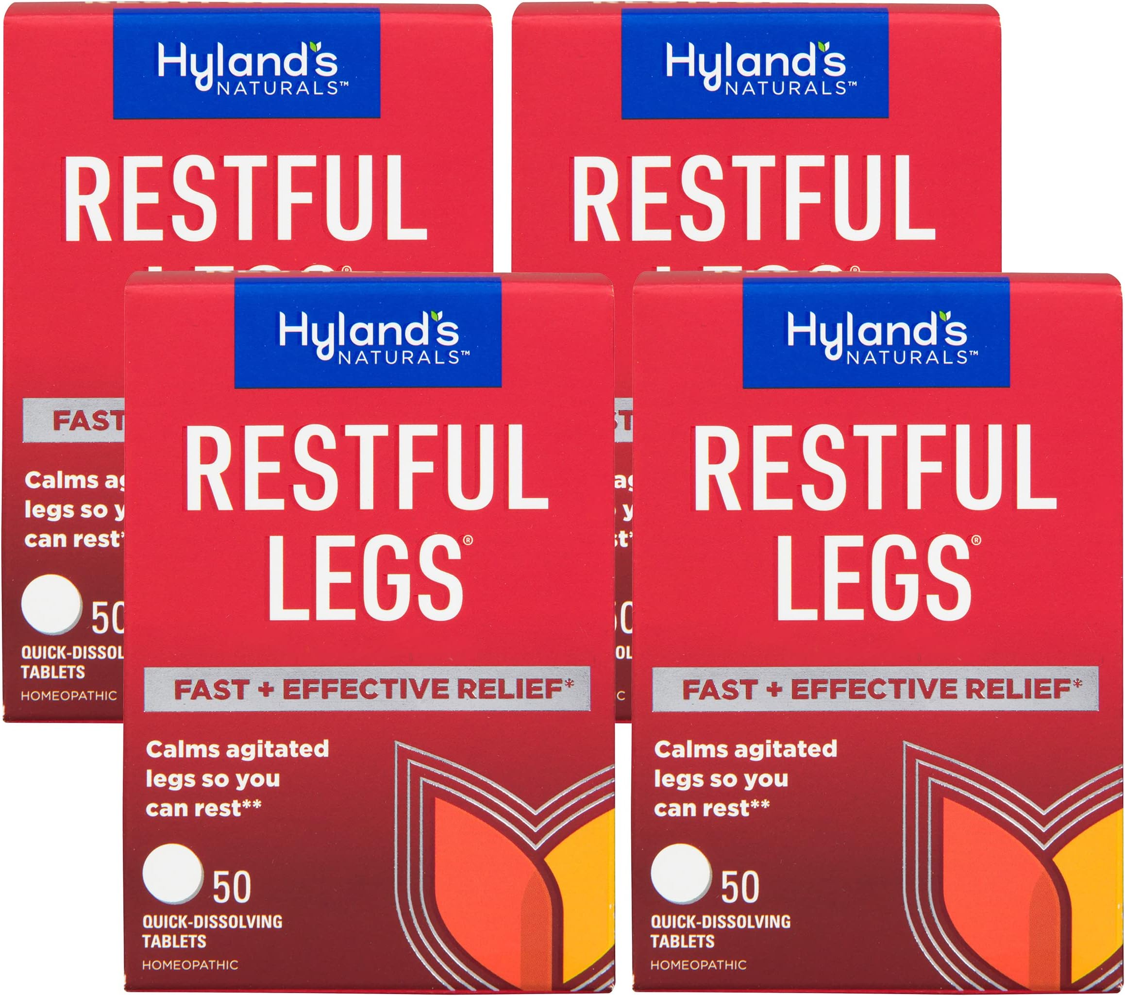 Hyland's Restful Legs Tablets 50 ea (Pack Of 4)