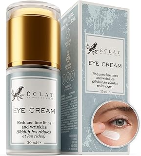 Under Eye Cream for Dark Circles and Puffy Eyes - Plumping Eye Cream Anti Aging, Dark Circle Eye Cream - Moisturizer for Puffy Eyes, Soothing Oat Extract, HA and Antioxidants