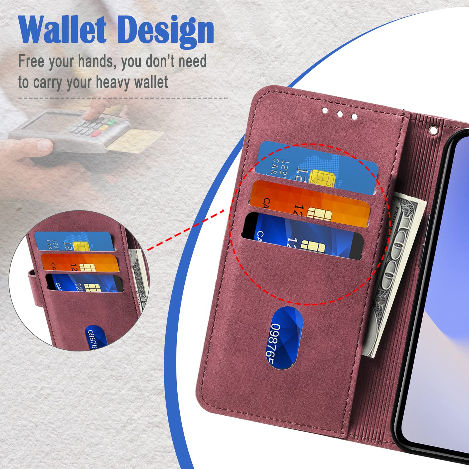 Coque Xperia 1 IV Flip Wallet Case En Cuir Avec Peinture 3D Compatible
