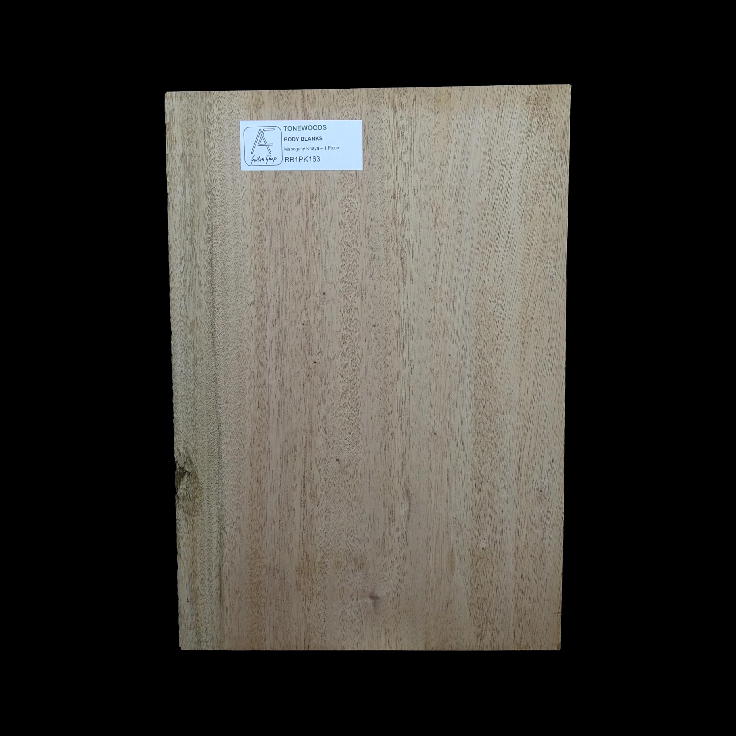 Acajou de guitare body blank Khaya pour votre projet de lutherie