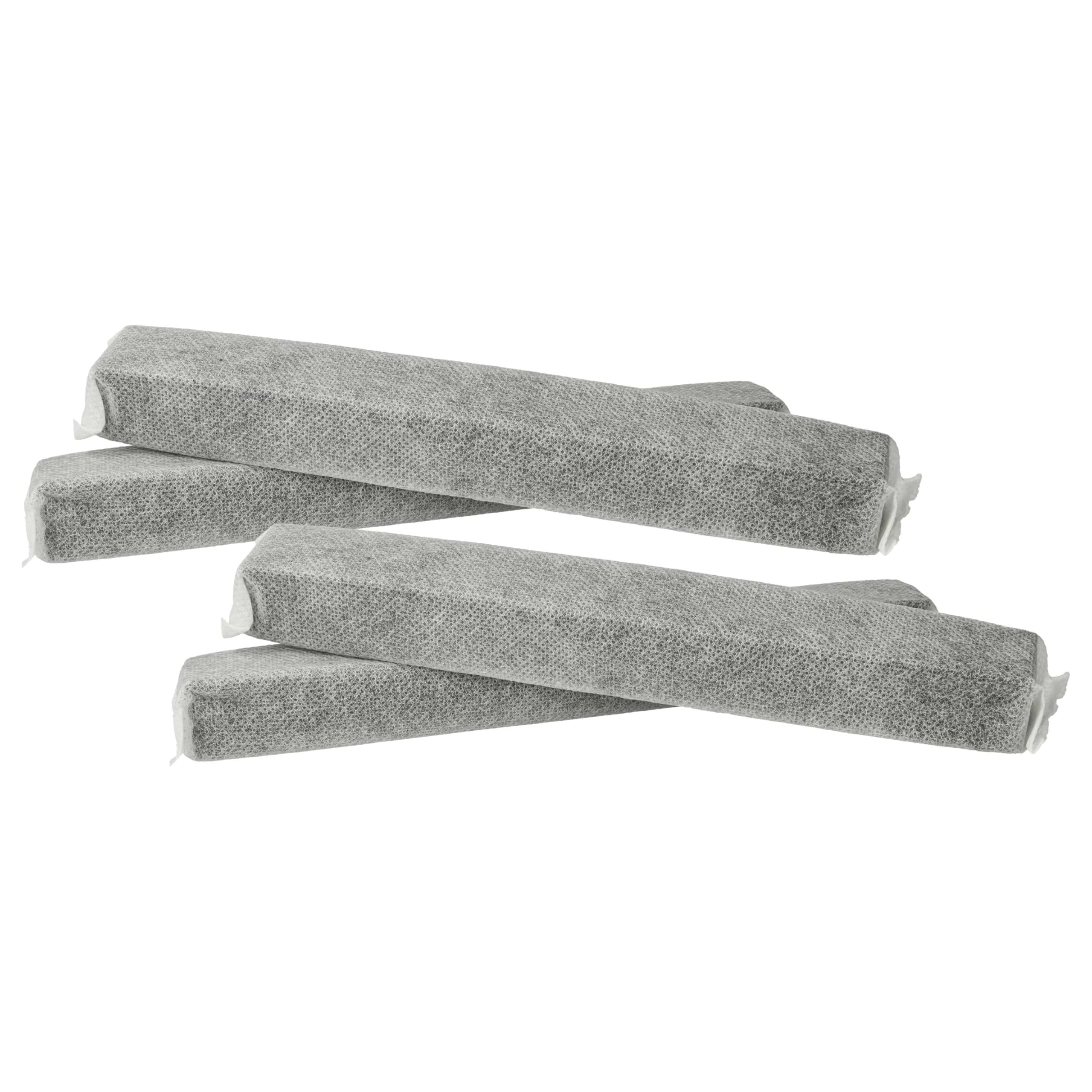 vhbw 4x filtro reemplaza Miele KKF-RF, 7236280 para nevera - Filtro de carbón activado