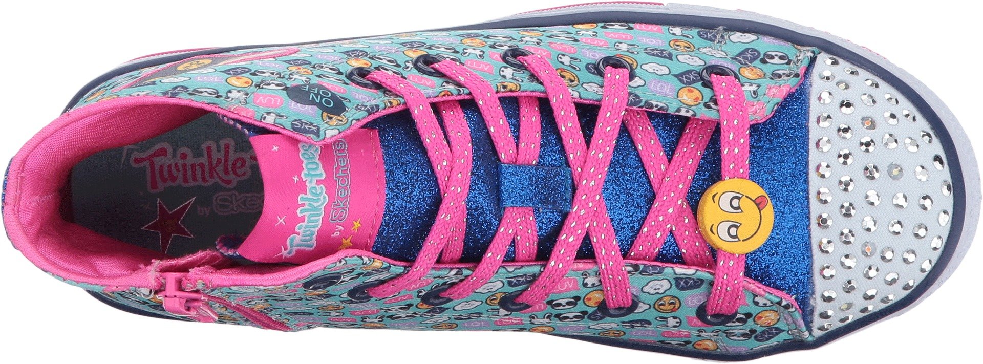 Sz Skechers Kids Girl's Twinkle Toes ¿ Shuffles 10830L Lights