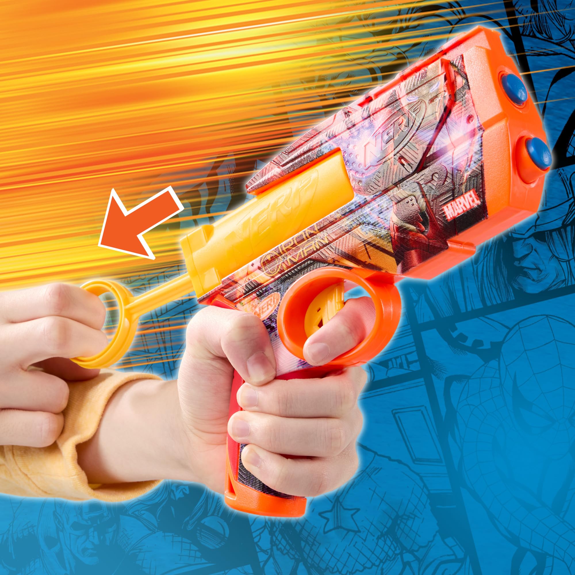 Nerf Marvel Iron Man, blaster a dardi e dardi N1