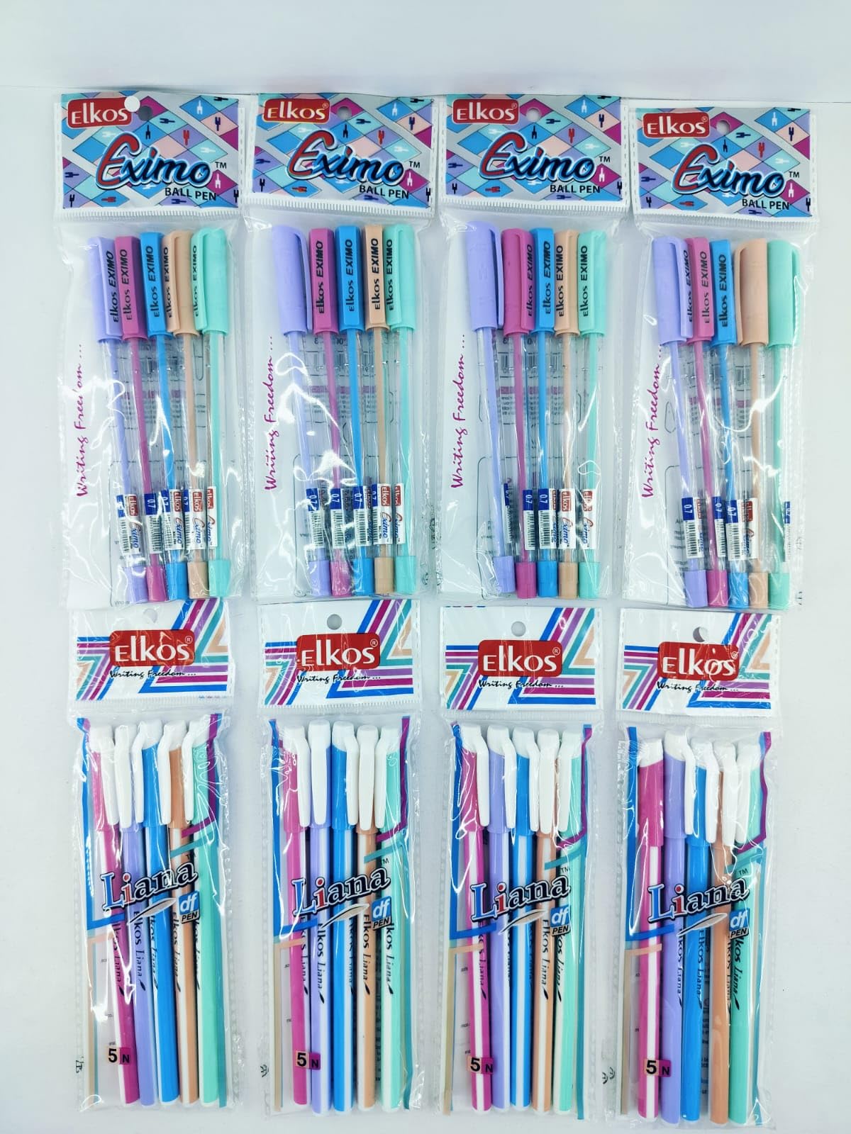 Liana Blue Pen And Eximo Blue Pen 100 Pcs