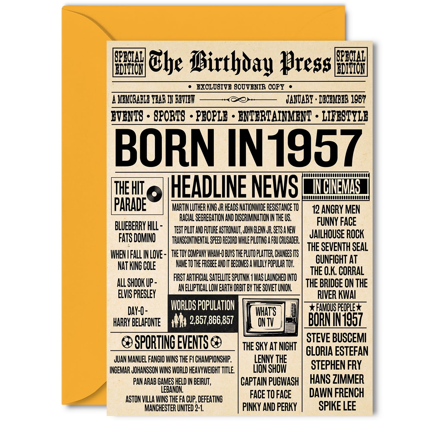 19th Birthday Cards for Men Women - Born In 2007 Newspaper - Happy 19 Birthday Card for Son Daughter Cousin Vintage Retro Back In 2007, 145mm Bday Greeting Cards — view 205