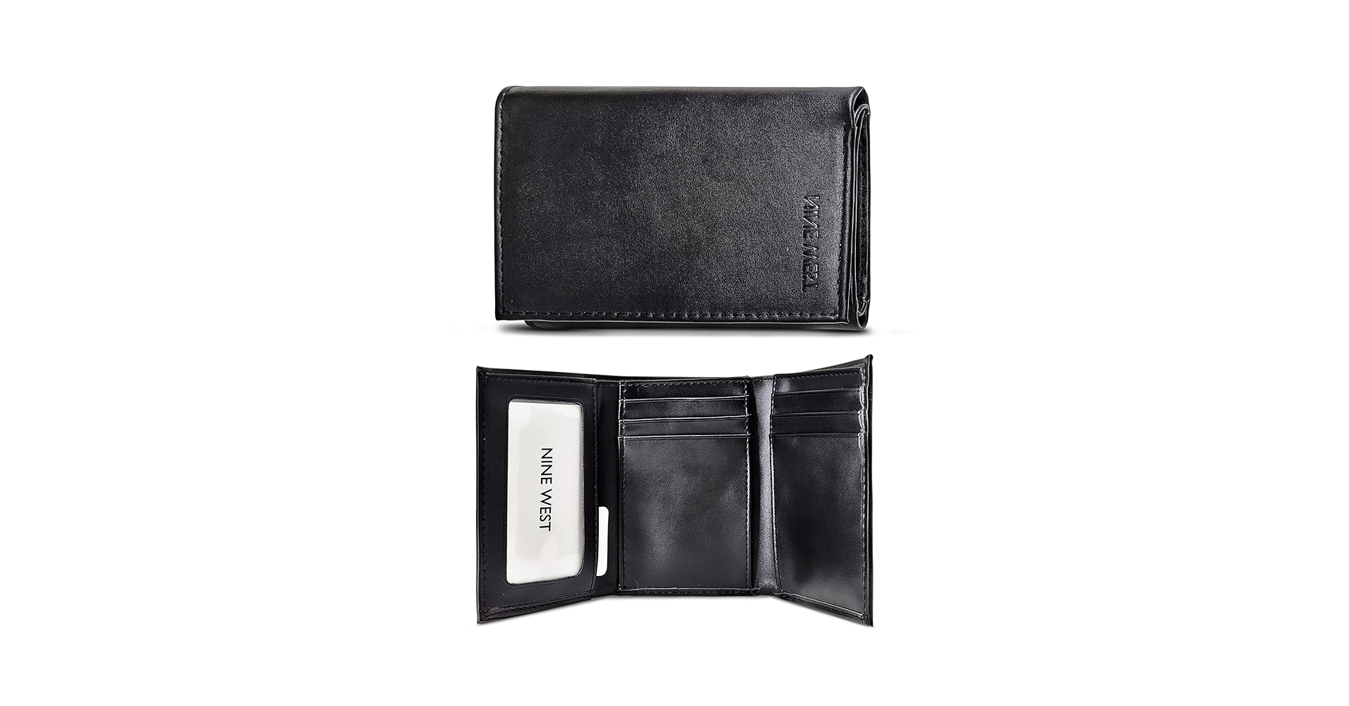 Amazon.com: Nine West Vegan Leather Trifold Wallets For Men
