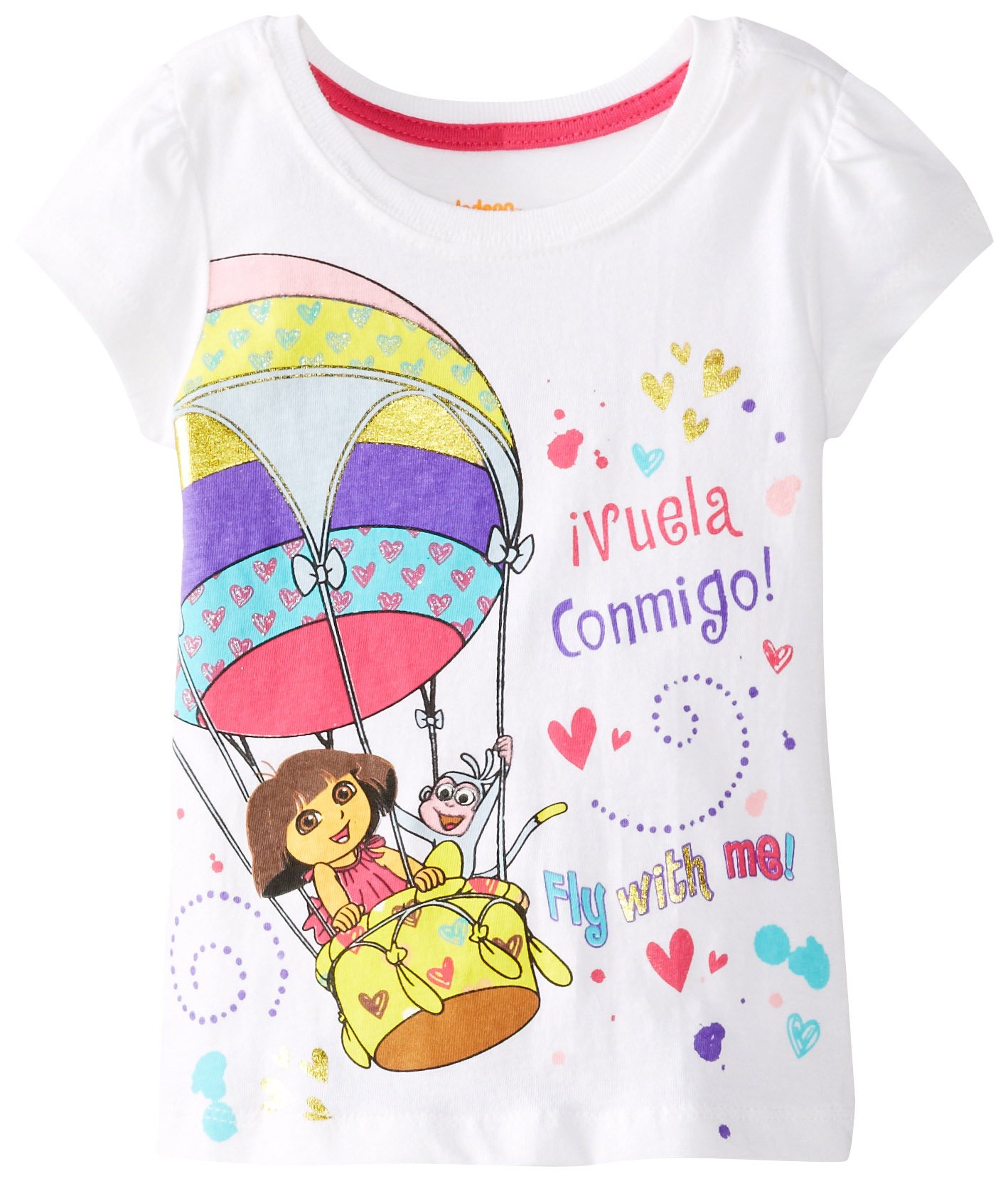 CAN Nickelodeon Baby Little Girls' Dora and Friends Adventure T-Shirt