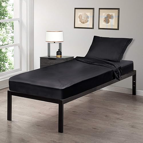 Gilbins Juego de sábanas de 3 piezas de 30 x 75 pulgadas, hecho de algodón ultra suave, perfecto para literas de campamento, caravanas, camas de