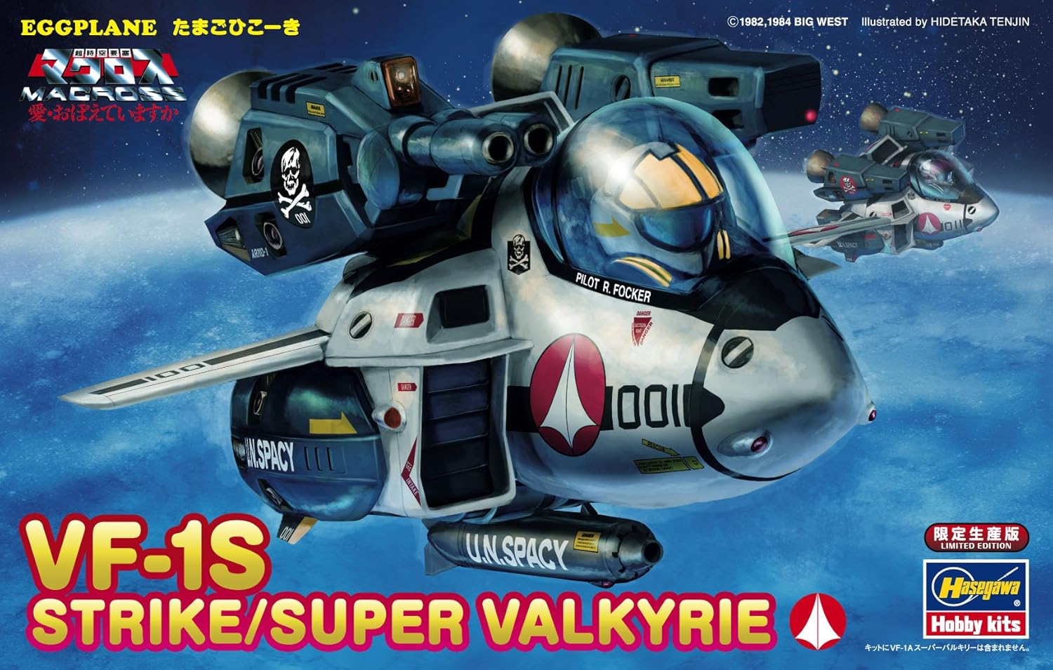 Hasegawa VF-1S Strike/Super Valkyrie `Egg Plane` (Plastic Model kit)