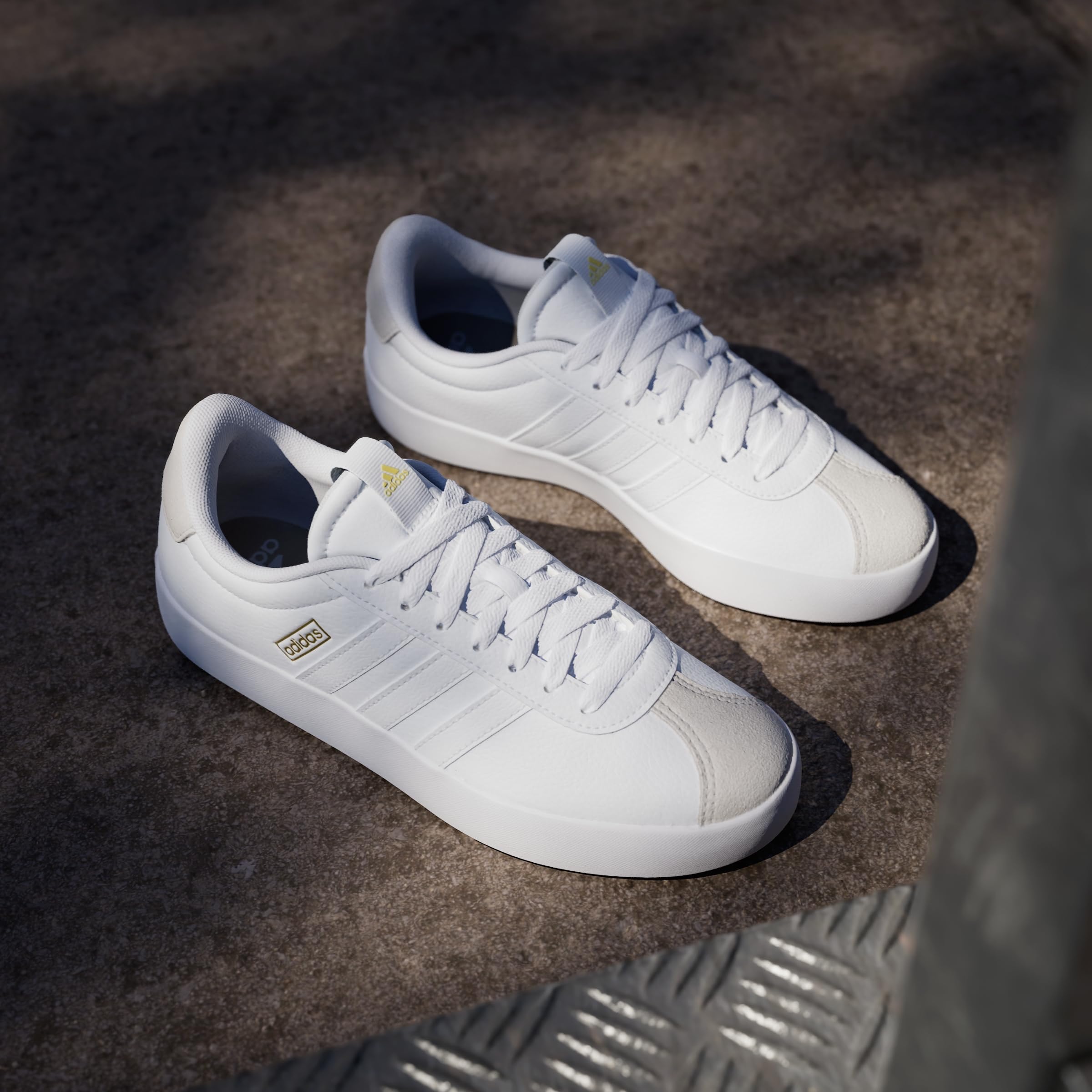 adidas Femme Vl Court 3.0 Shoes, Cloud White / Cloud White / Grey One, 39 1/3 EU