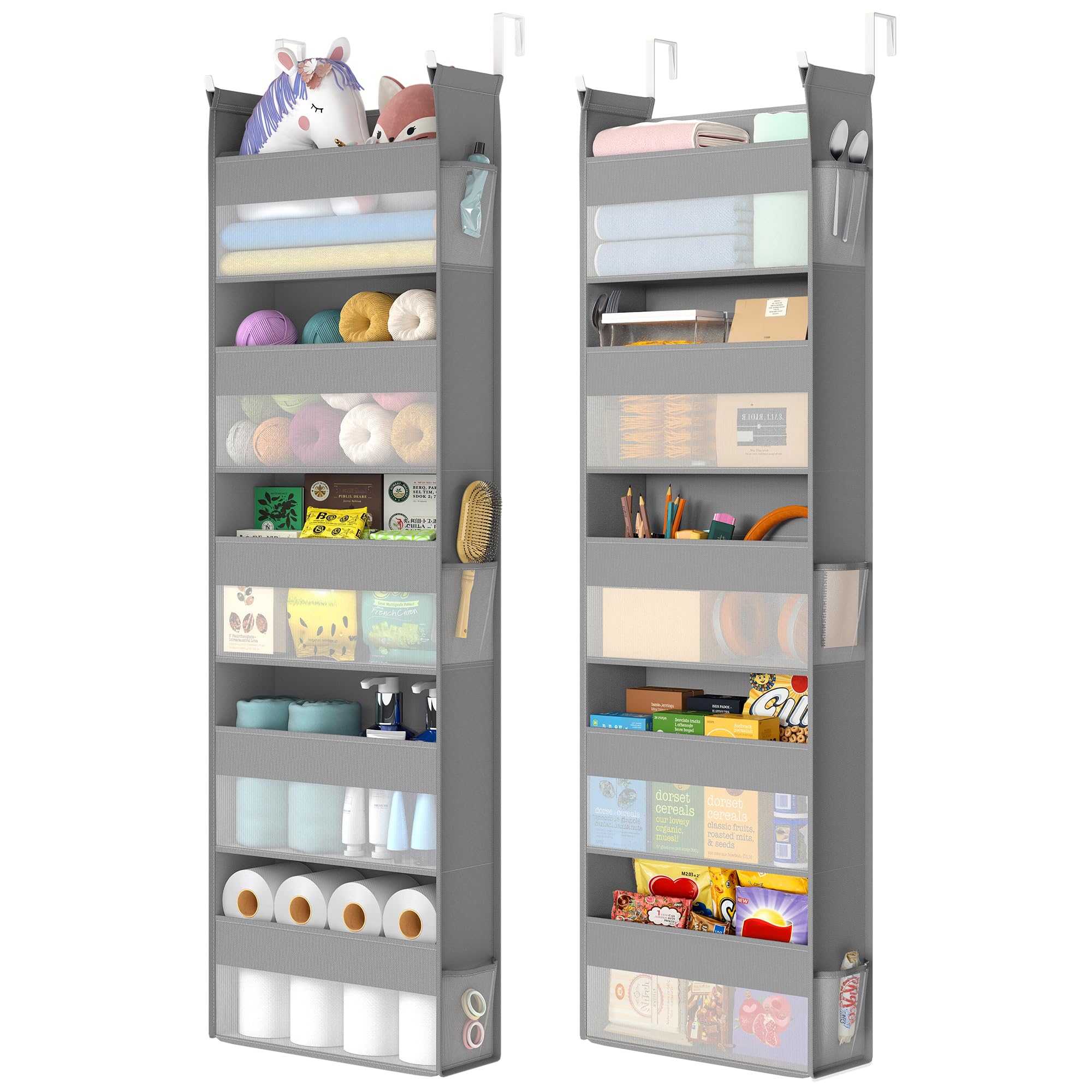 SONGMICS 2-Pack Over-The-Door Organizers: 5-Tier Pockets