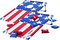 Vista 12 de Franklin Sports Cornhole Game Sets - Portable Cornhole Boards + Bean Bags - (2) Cornhole Boards + (8) Bean Bags Included - Perfect Beach + Lawn