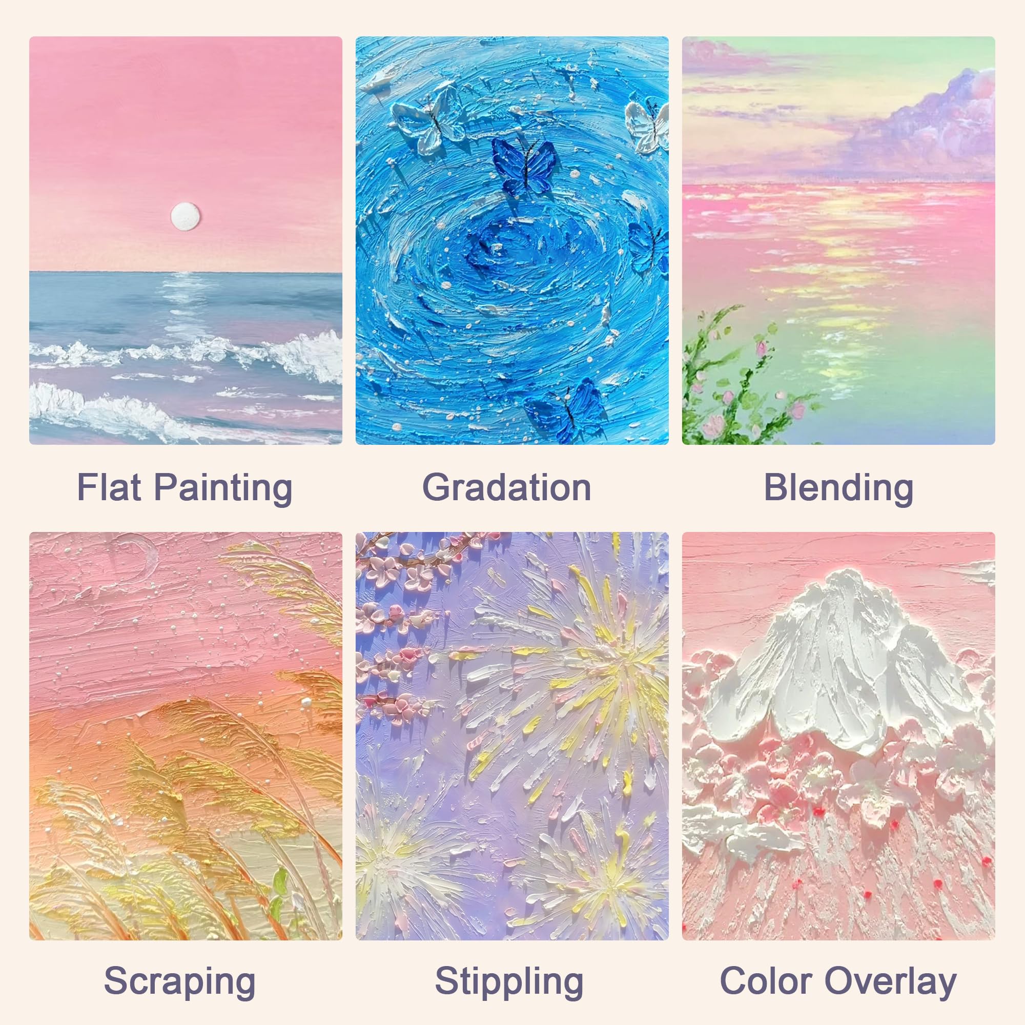rubens Ensemble de pastels à l'huile douce (48 couleurs macarons), pastels à l'huile à texture crémeuse pour dessin et mélange. Fournitures d'art de rêve cadeau pour débutants et artistes.