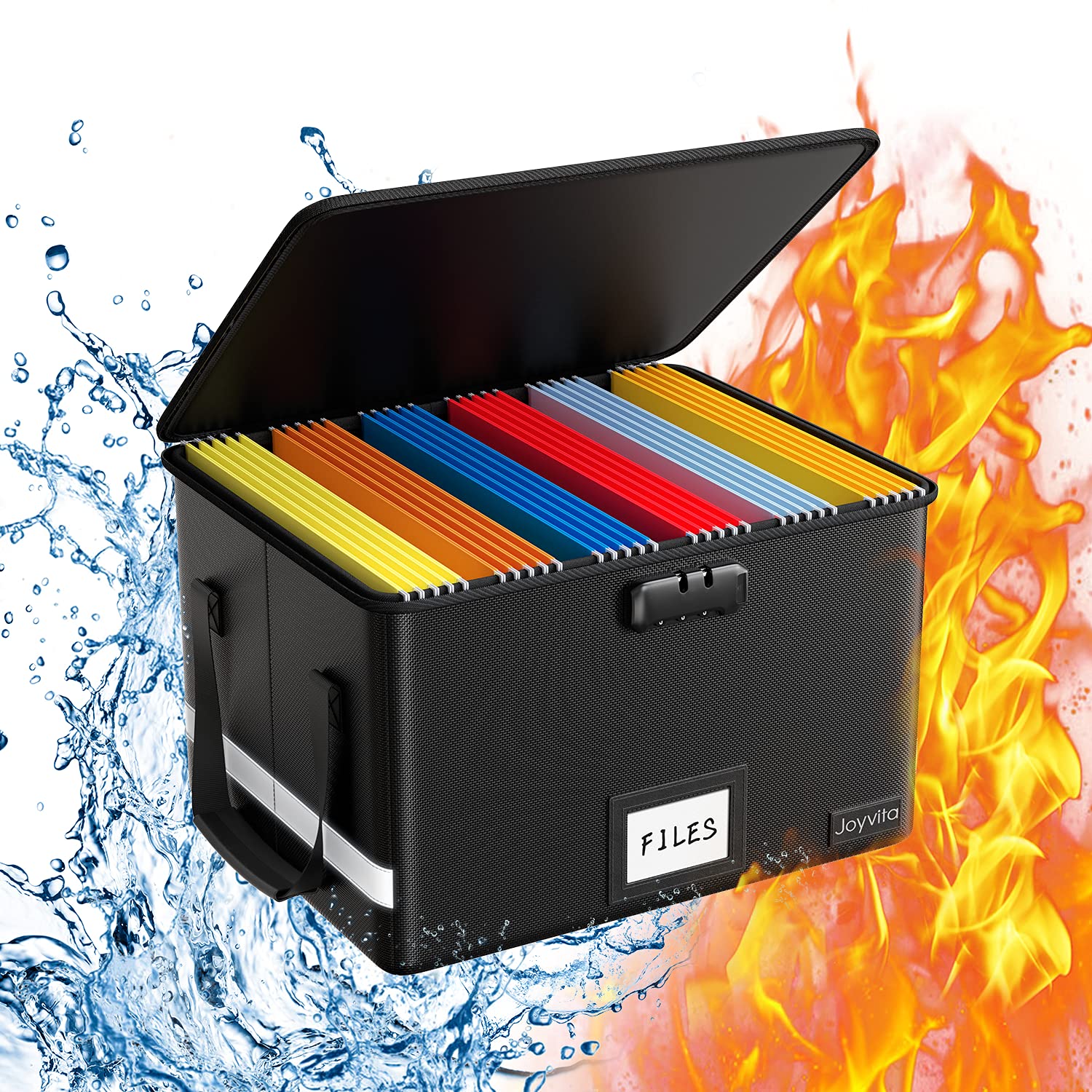 Buy Fireproof File Storage Box, Joyvita Folder Case Waterproof with