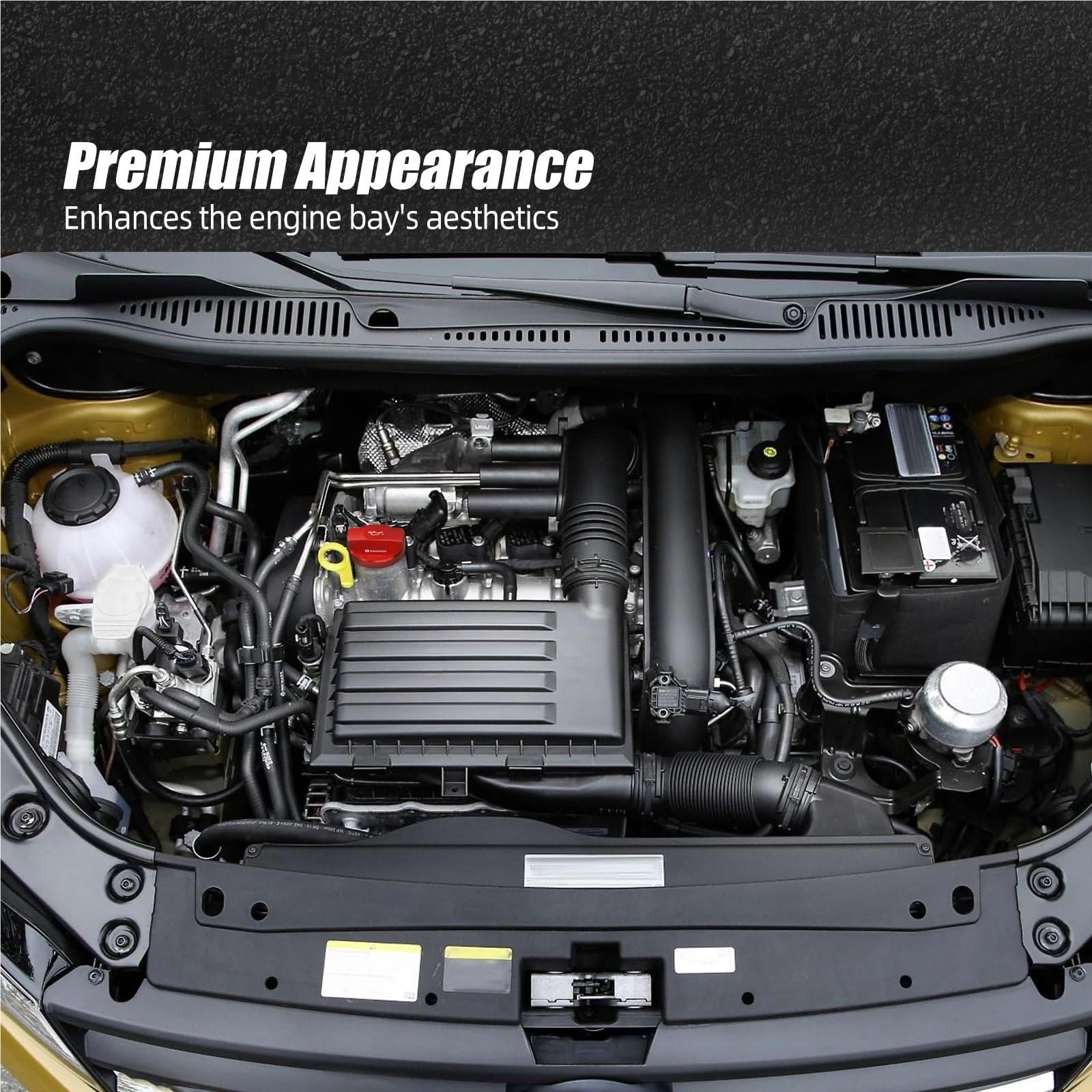 Korek wlewu paliwa do motocykla Pasuje do VW Golf MK7/7.5 MK8/8. MK5 MK6 Passat B8 Tiguan MK2 Polo 5/6, pasuje Audi A3 RS3 8V Q2 korek wlewu oleju Akcesoria motocyklowe