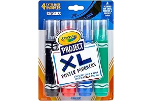 Crayola XL Poster Markers: Unleash Bold Strokes for Your Artistic Endeavors
