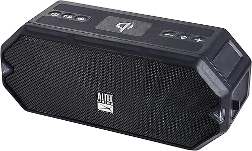 Miniatura 7 de Altec Lansing - Altavoz Bluetooth portátil inalámbrico HydraBlast, impermeable IP67 para fiestas, altavoces recargables USB C para exteriores con
