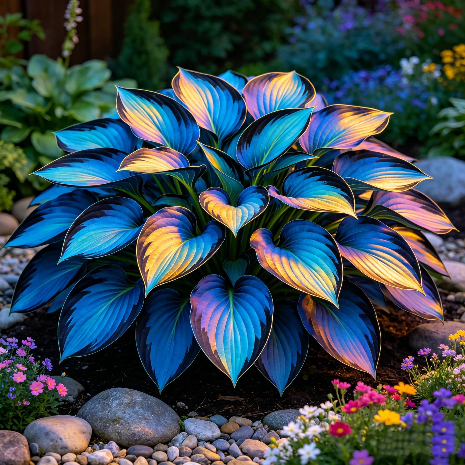 Perennial-Hosta Bulbs for Planting UK-Rare-Large Brilliant-Grow Well-Excellent Display-Perfect for Potted&Garden-4bulbs-D