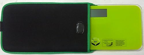 Miniatura 9 de NewlineNY Trendy Wave Mini báscula de baño + funda de viaje, SBB0721M-NYTW + NY-MSS101-BBL azul