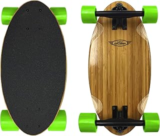 Fish Adults and Kids Skateboard – Mini Cruiser – Light Weight and Portable – Beginners to Experts