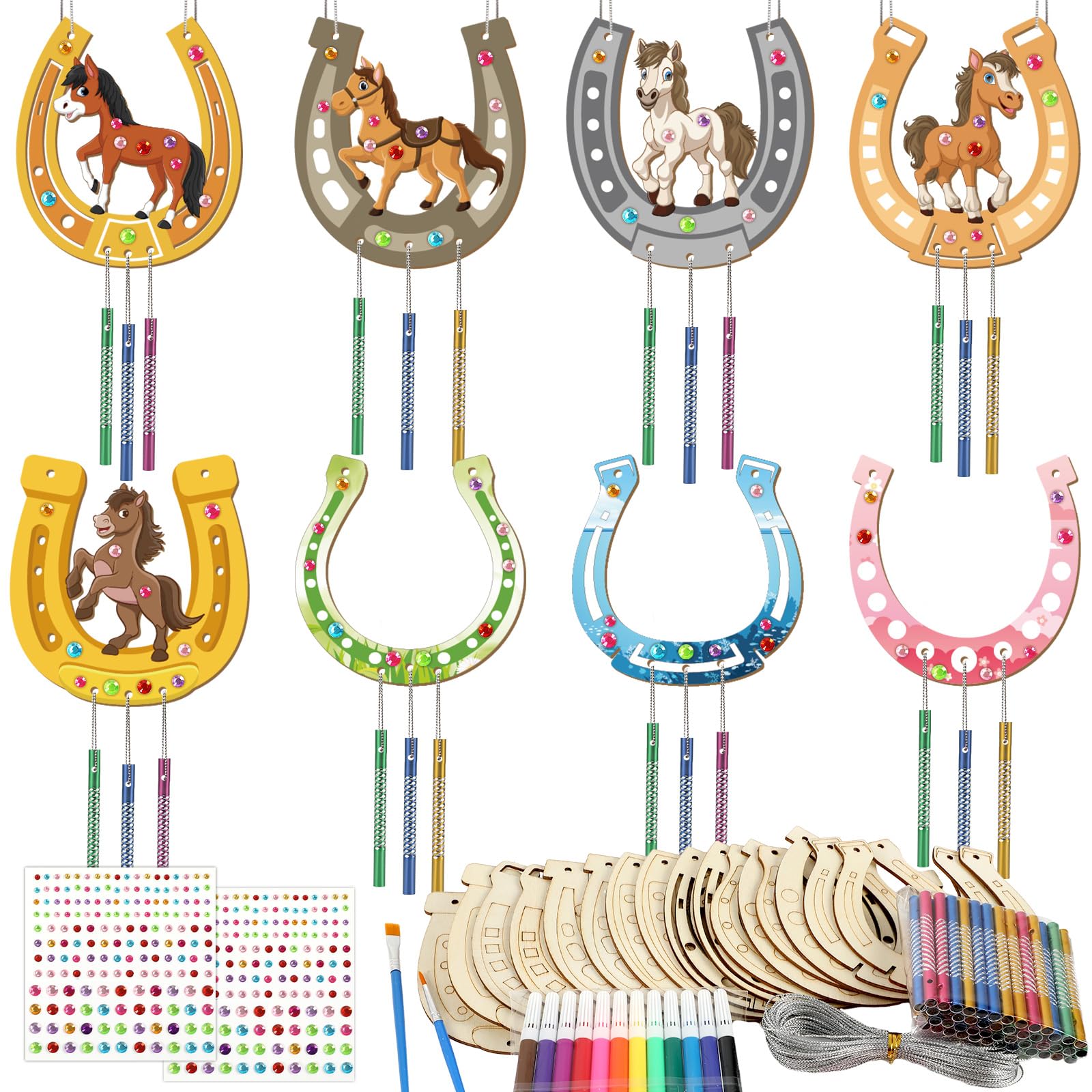Photo 1 of gisgfim Horseshoe Wind Chime Craft Kit