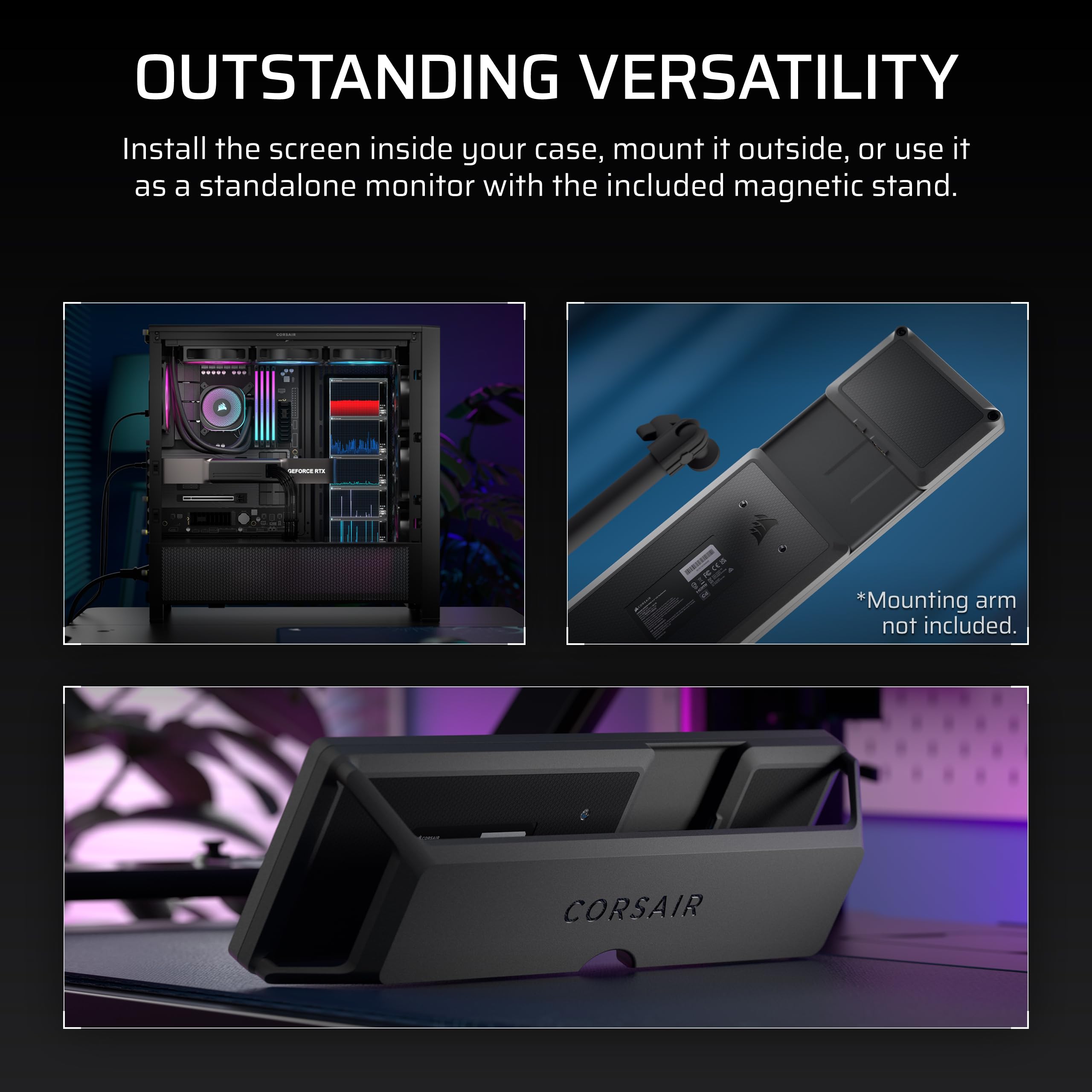 Corsair XENEON EDGE ディスプレイ本体 Corsair XENEON Edge 14,5 polegadas 2K LCD portátil HDMI USB C AHVA