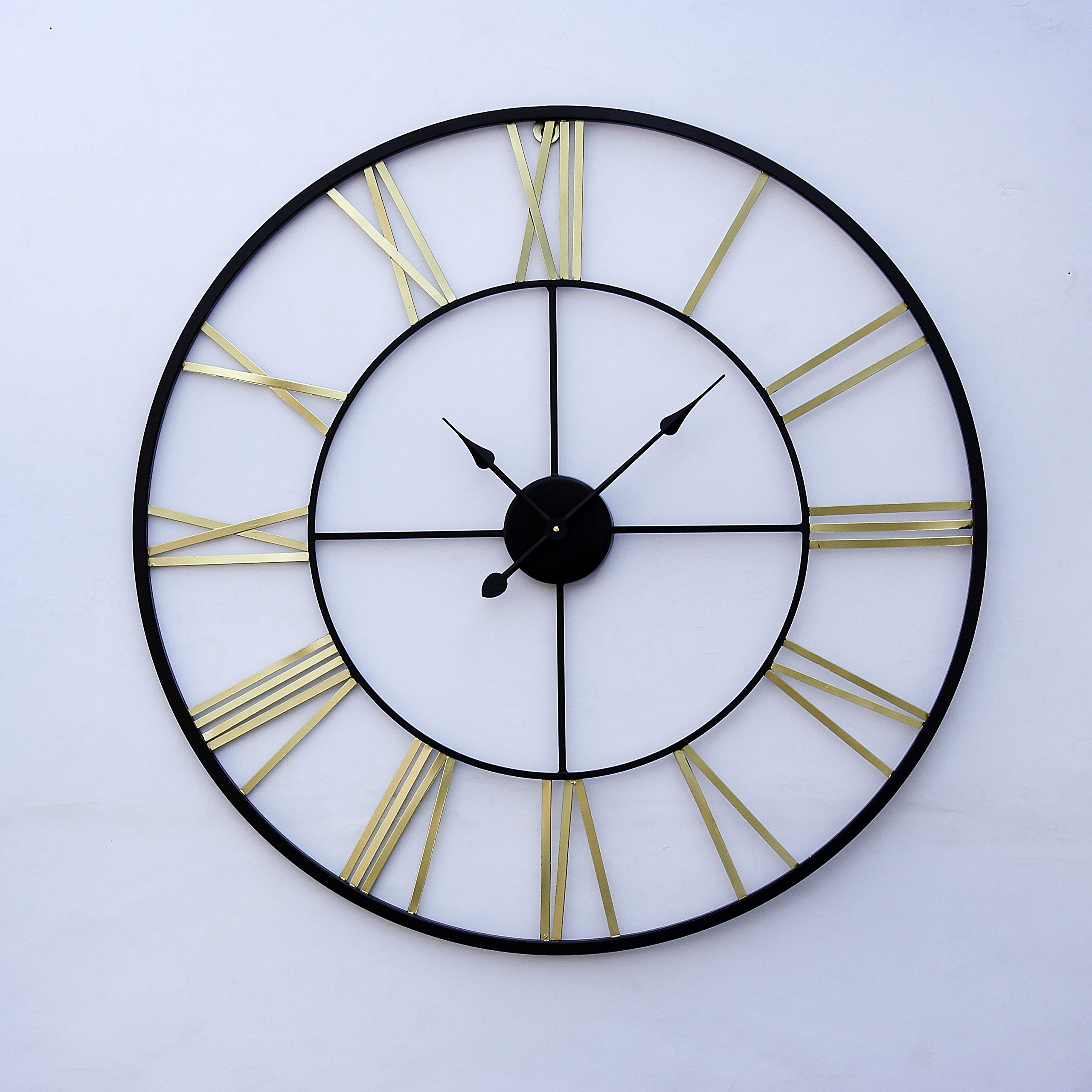 See full amazon price history chart for Craftter Metal Roman Themed Wall Clock, Modern Decorative Hanging Time Piece for Home Office Shop Living Room, 30 Inch, Black Gold-Analog Craftter Metal Roman Themed Wall Clock, Modern Decorative Hanging Time Piece for Home Office Shop Living Room, 30 Inch, Black Gold-Analog (B06WLPF76X) Amazon Price History, Amazon Price Tracker