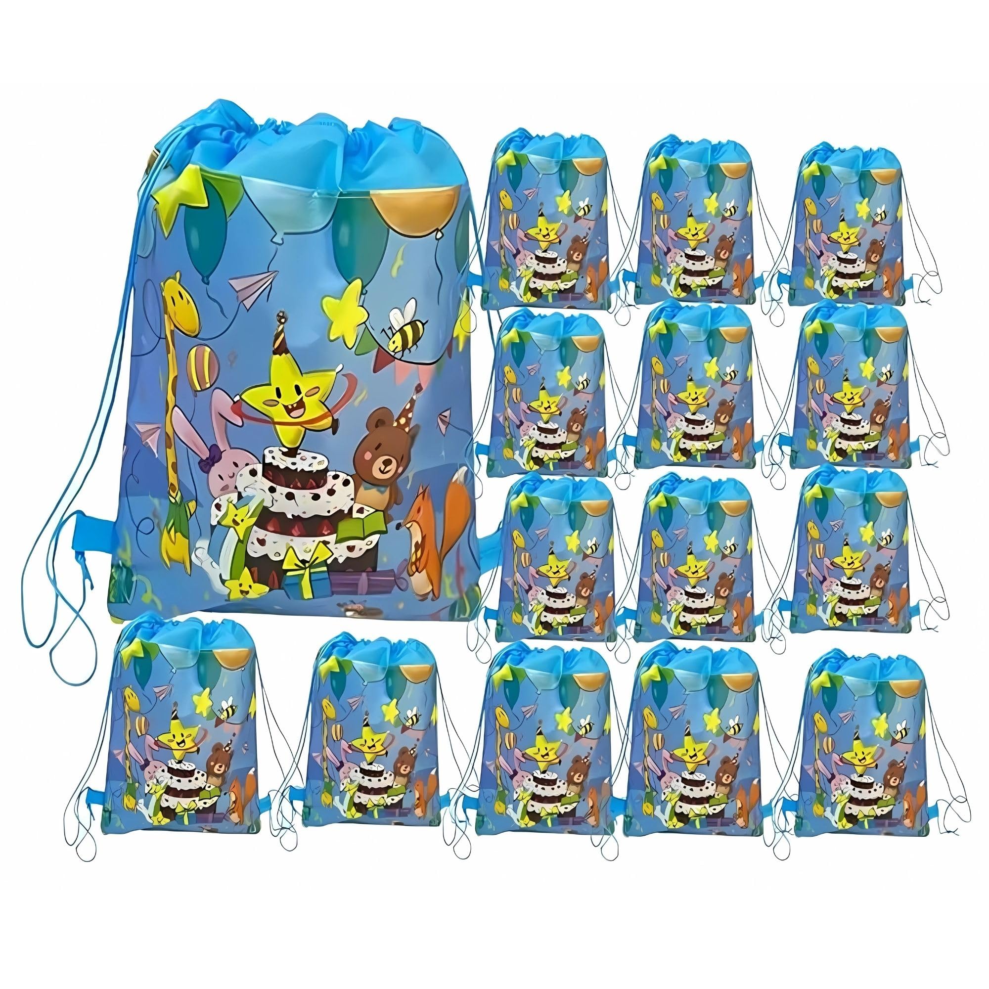 Birthday Popper Boss Baby Theme Drawstring Sack Bags - Pack of 15 -Ideal Birthday Return Gifts for Kids of All Age Group (B084LD7BMK) Amazon Price History, Amazon Price Tracker